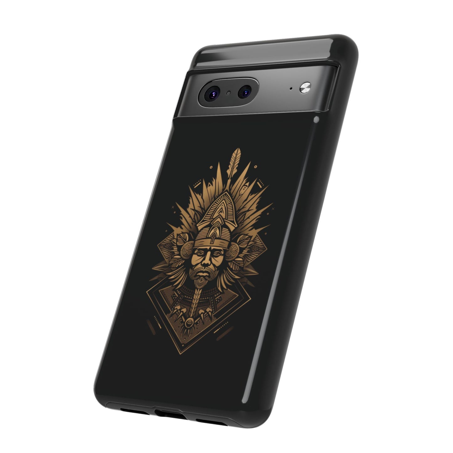 Golden Warrior Guardian - iPhone, Google Pixel, Samsung Galaxy