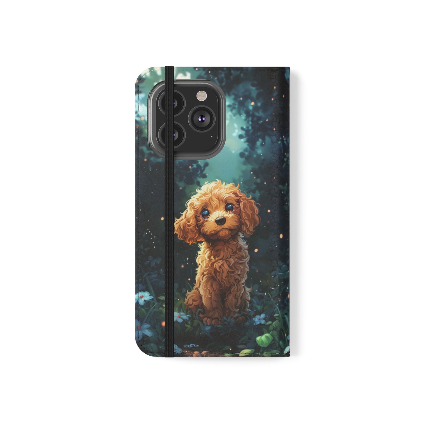 Forest Poodle - Wallet Flip Case