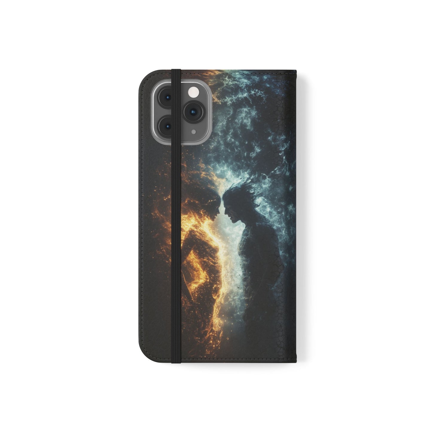 Fire & Frost Lovers - Wallet Flip Case