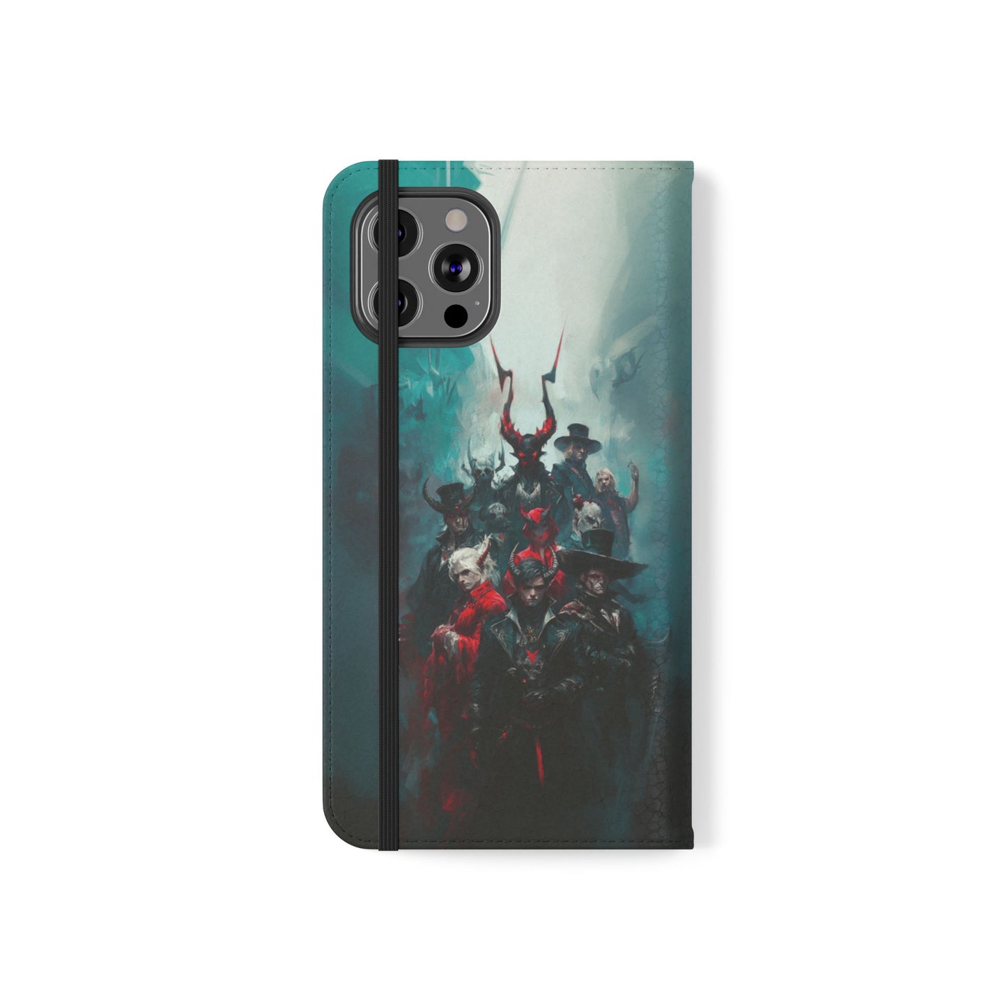Dark Fantasy Demon Hunters - Wallet Flip Case