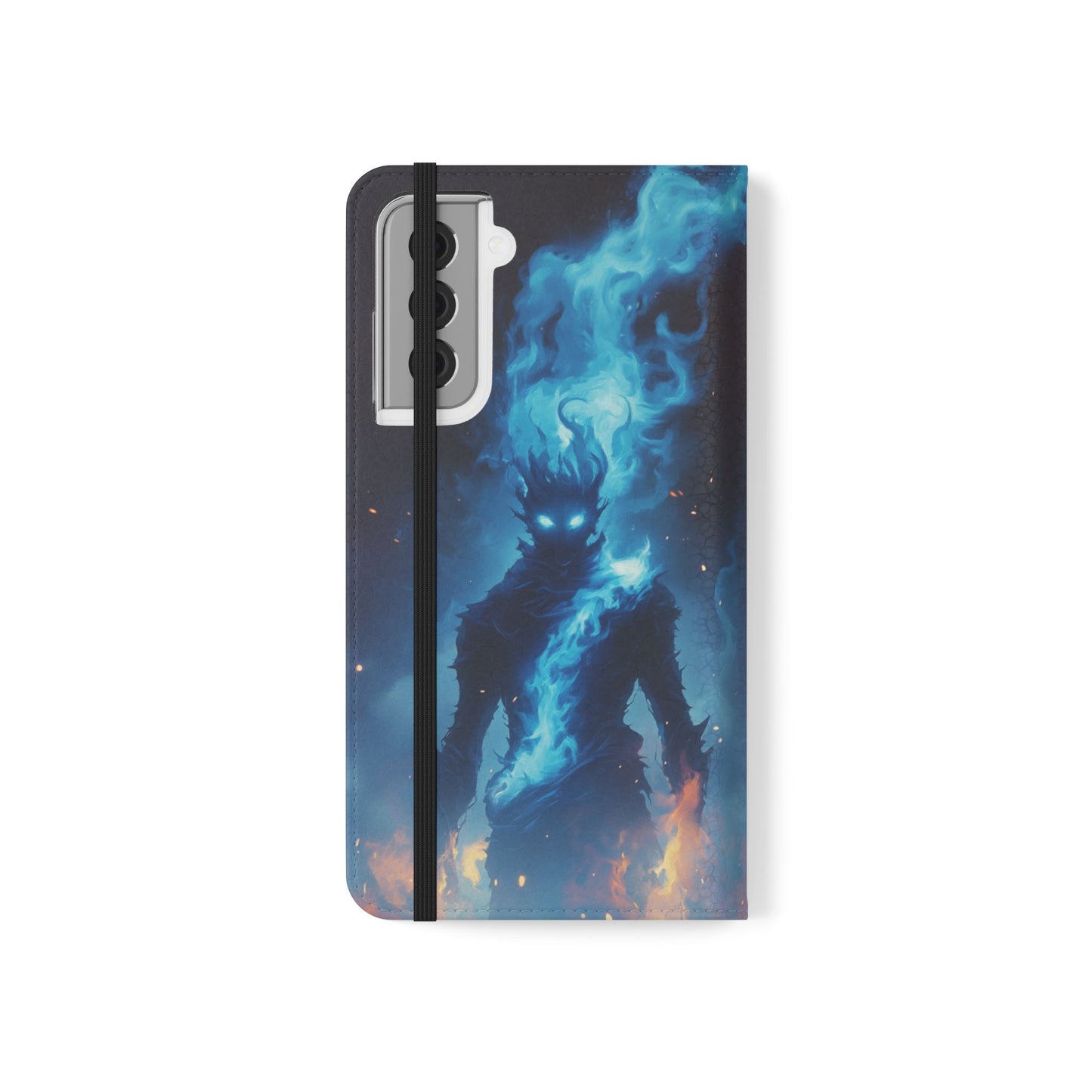 Blue Flame Spirit - Wallet Flip Case