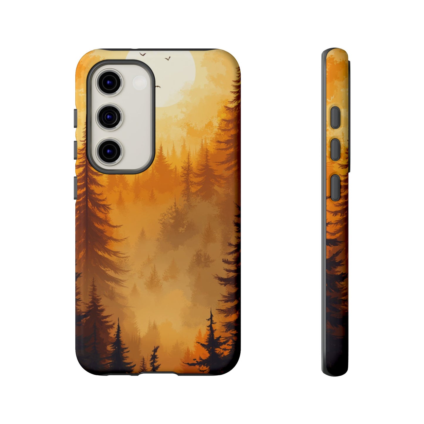 Golden Forest Silhouette – Tough Samsung Galaxy Case