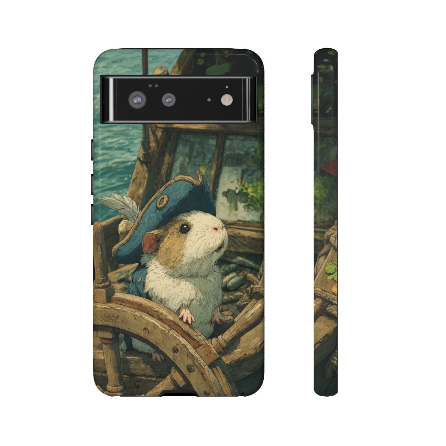 Pirate Captain Guinea Pig - Tough Google Pixel Case