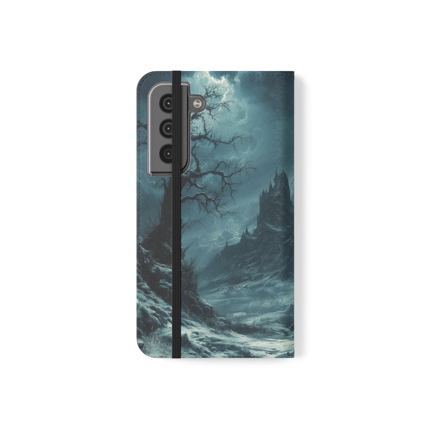 Stormy Castle - Wallet Flip Case