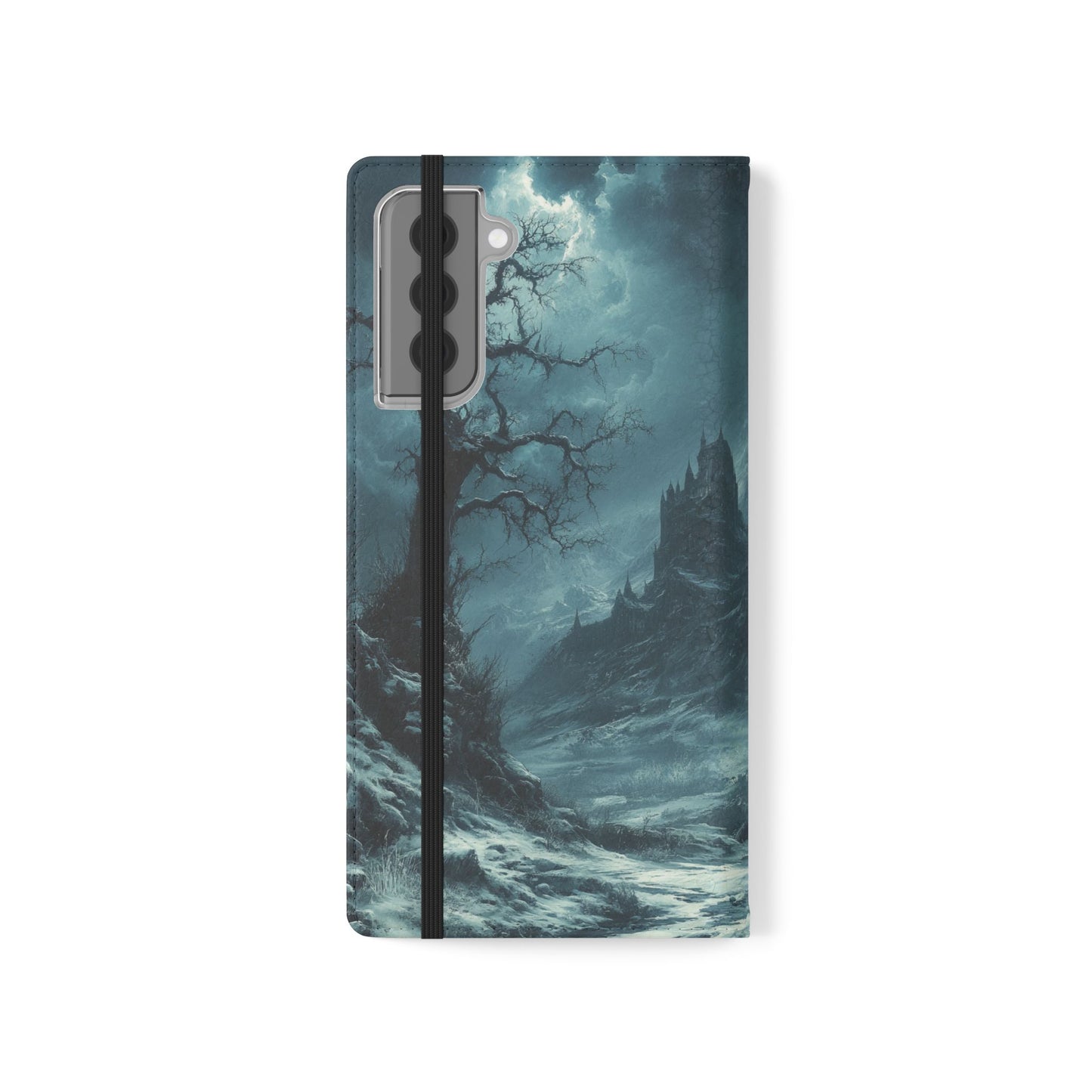 Stormy Castle - Wallet Flip Case