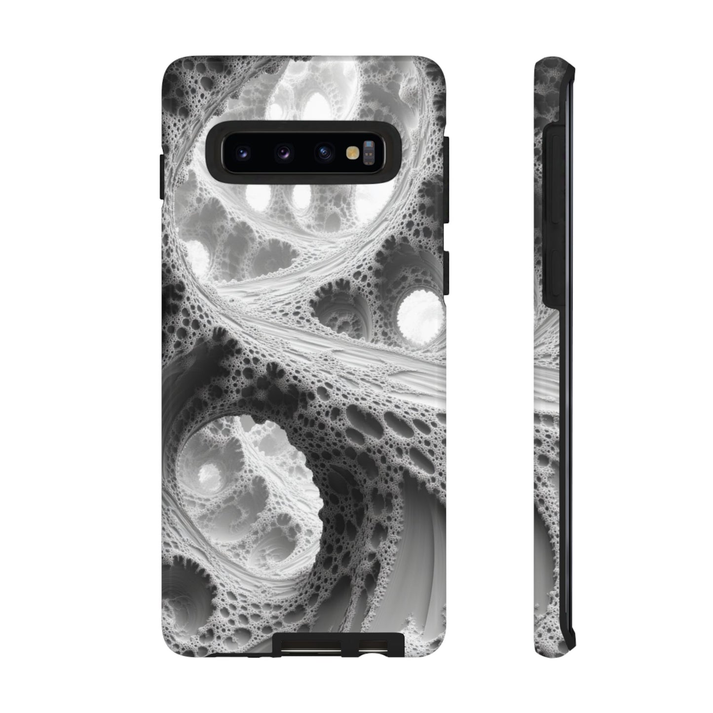 Monochrome Fractal – Tough Samsung Galaxy Case