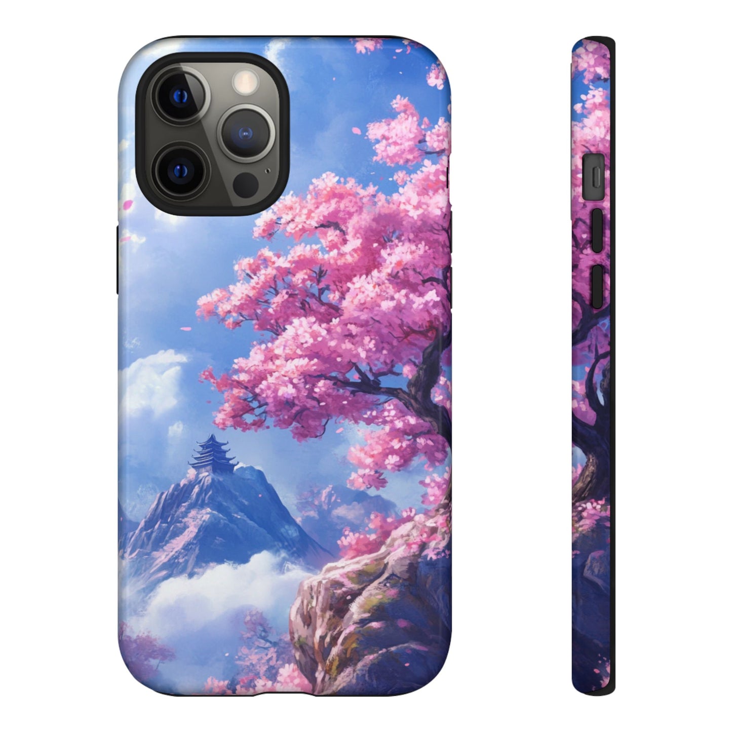 Sakura Sky Temple - Tough iPhone Case