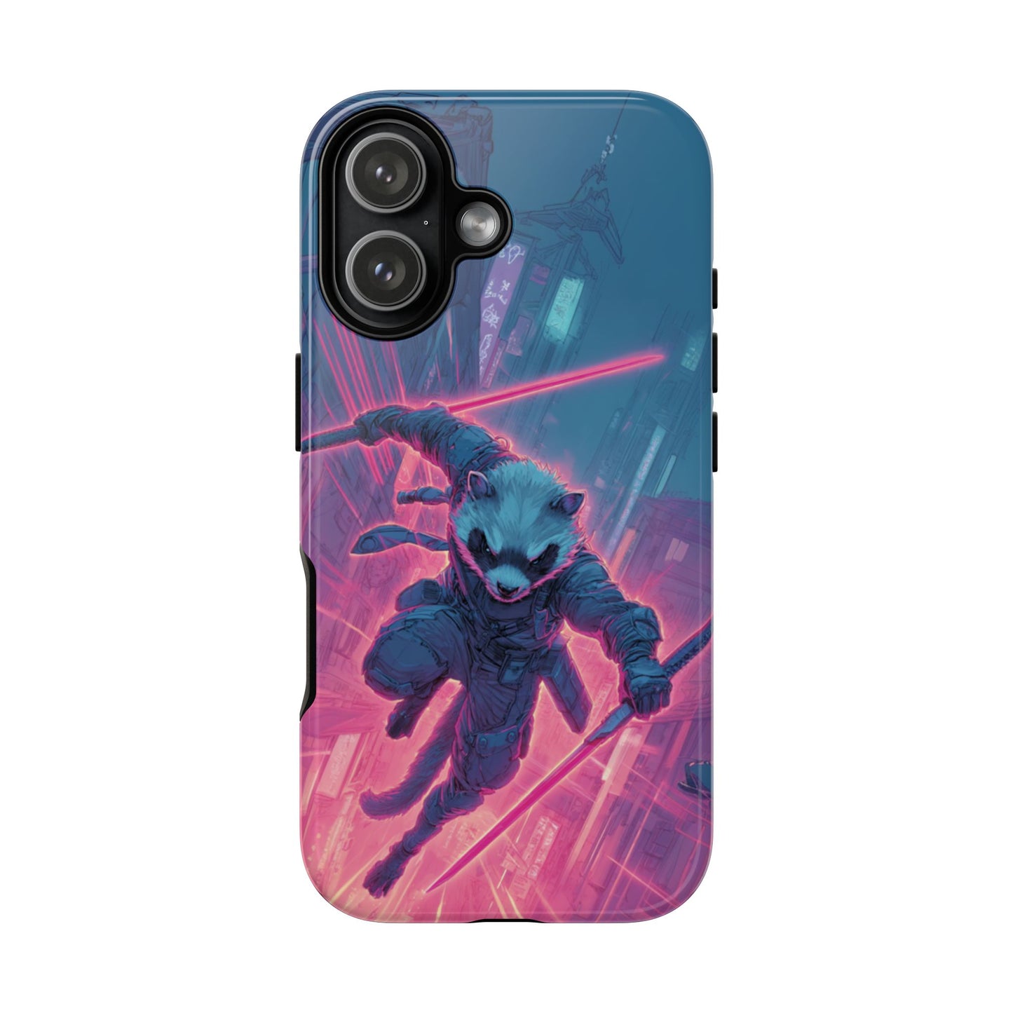 Cyberpunk Ferret - Tough iPhone Case