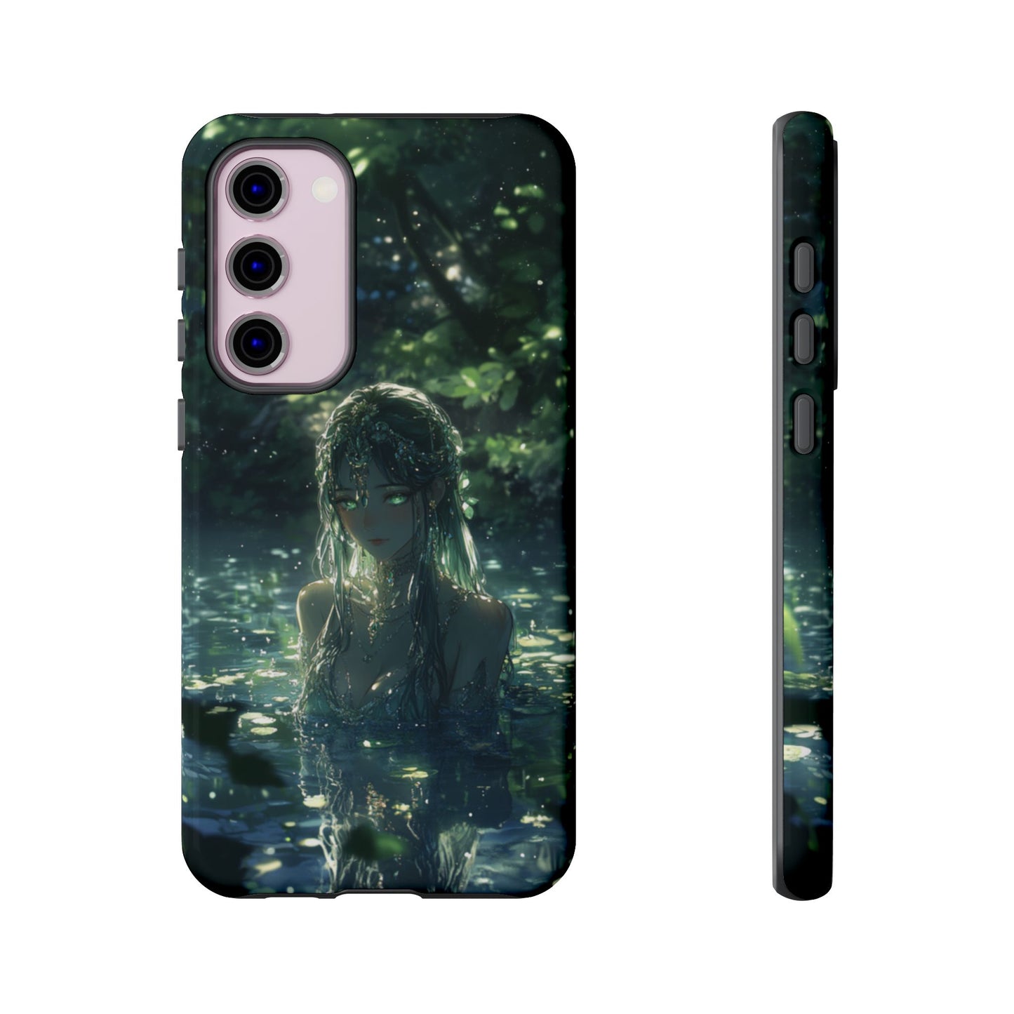 Forest Water Nymph Green Eyes Pond - Tough Samsung Galaxy Case