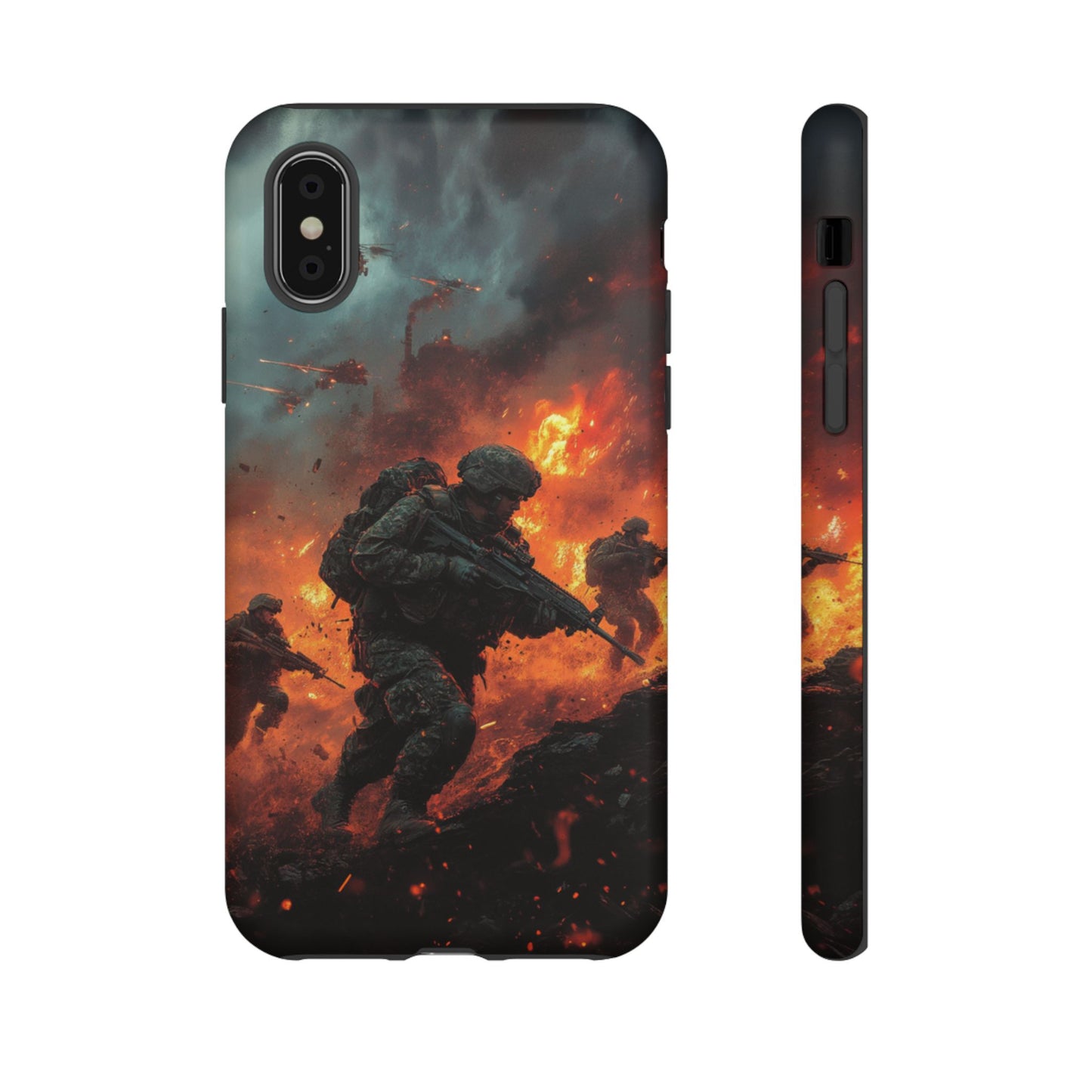 Epic Battlefield Soldier Phone Case - iPhone, Google Pixel, Samsung Galaxy