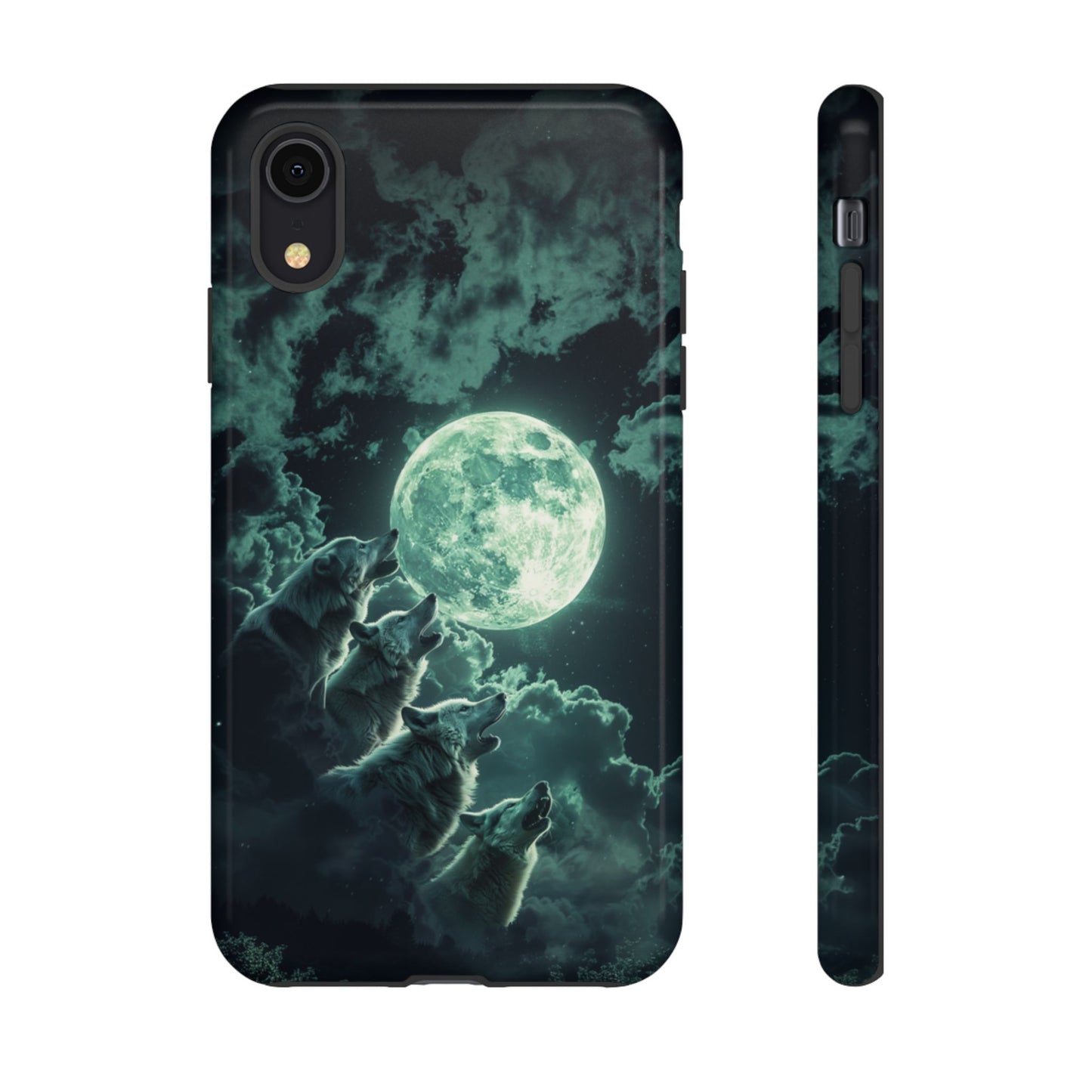 Moonlit Wolf Chorus - Tough iPhone Case