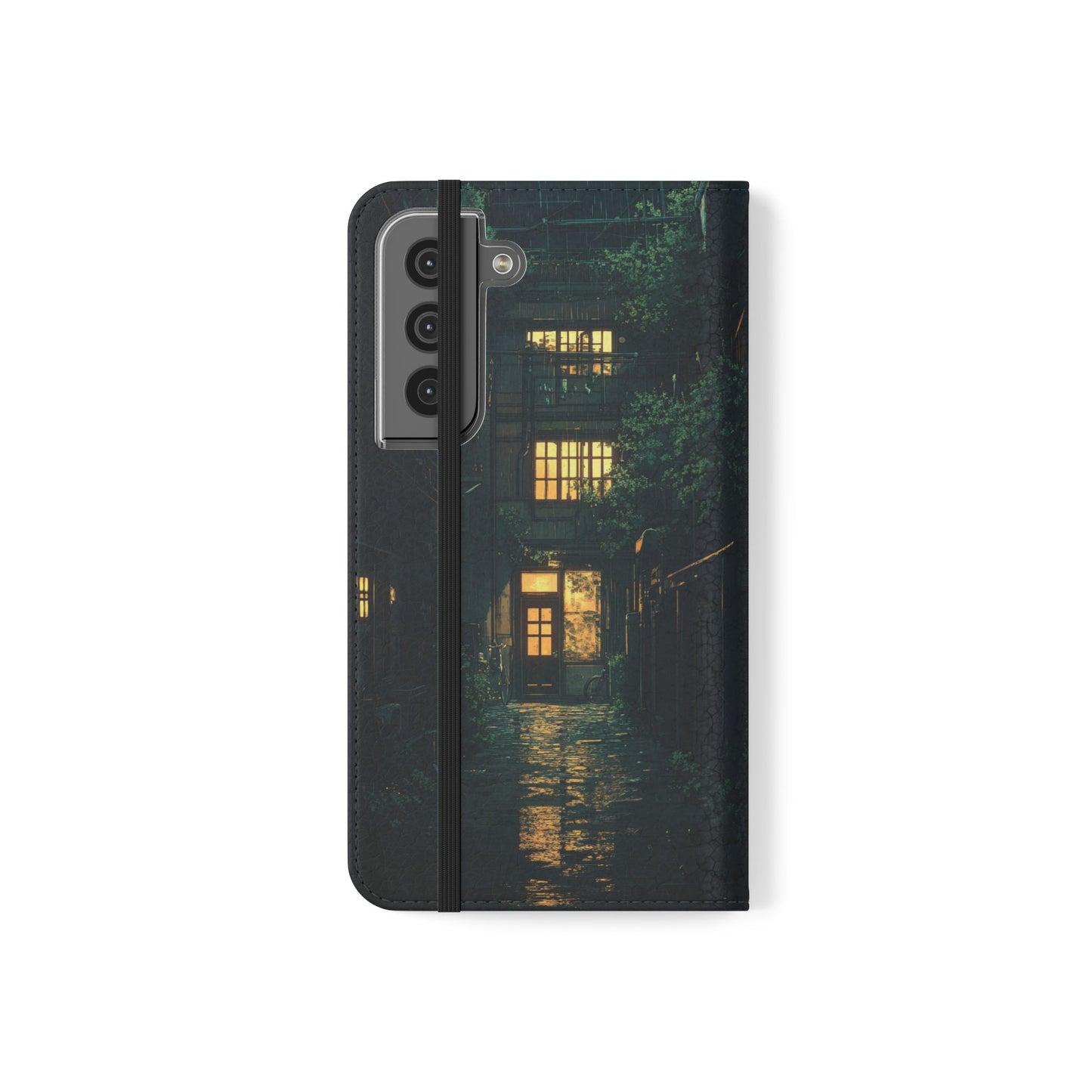 Rainy Alley - Wallet Flip Case