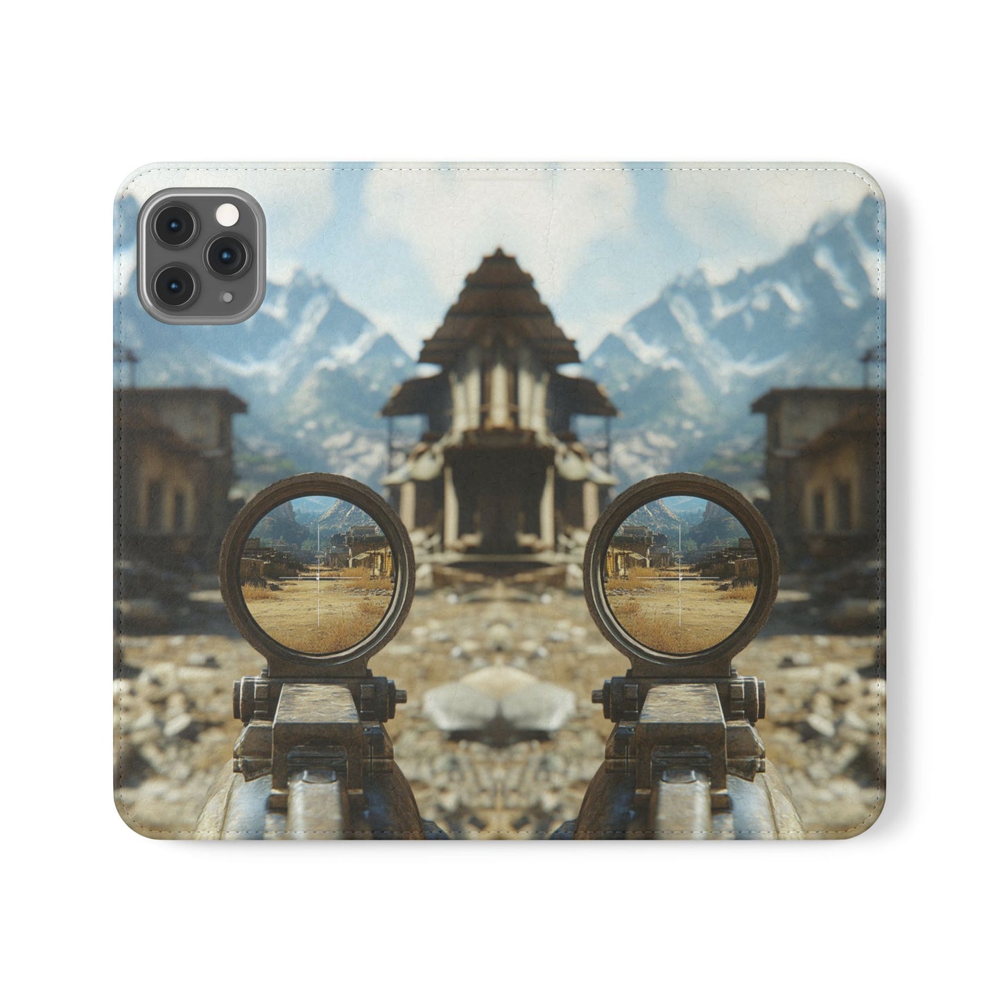 Desert Sniper Focus - Wallet Flip Case
