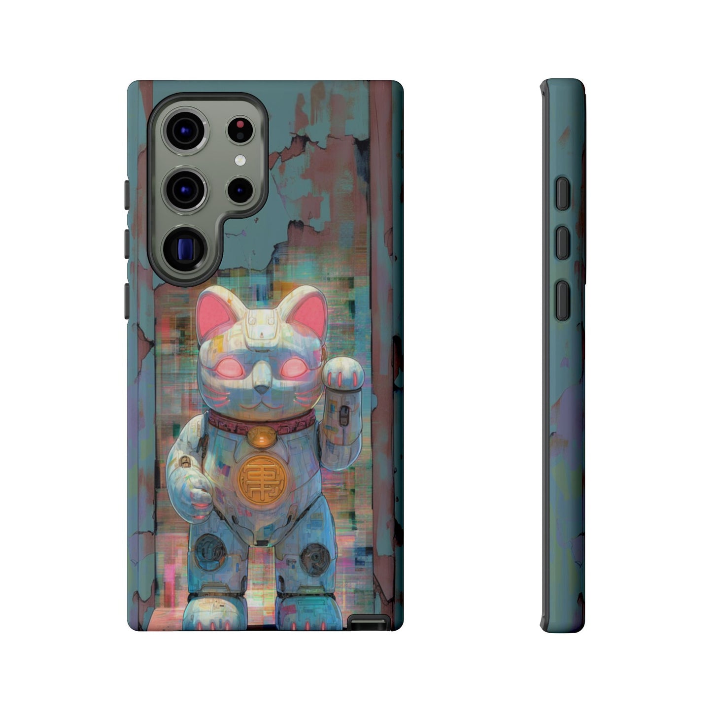 Cyber Lucky Cat - Tough Samsung Galaxy Case