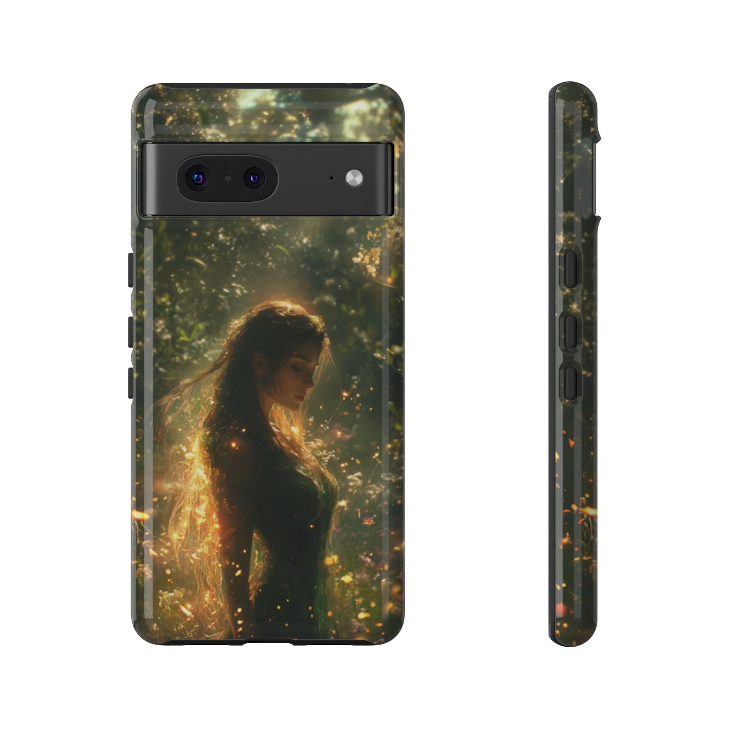 Forest Goddess Golden Light Meadow - Tough Google Pixel Case