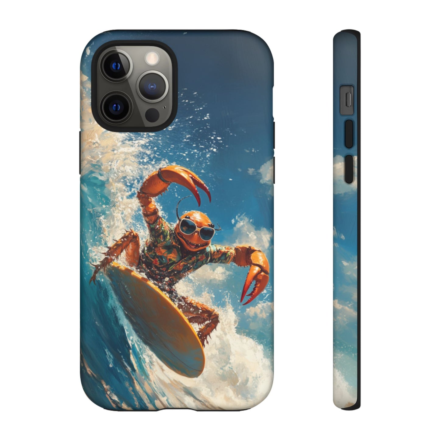 Surfing Crab - Tough iPhone Case