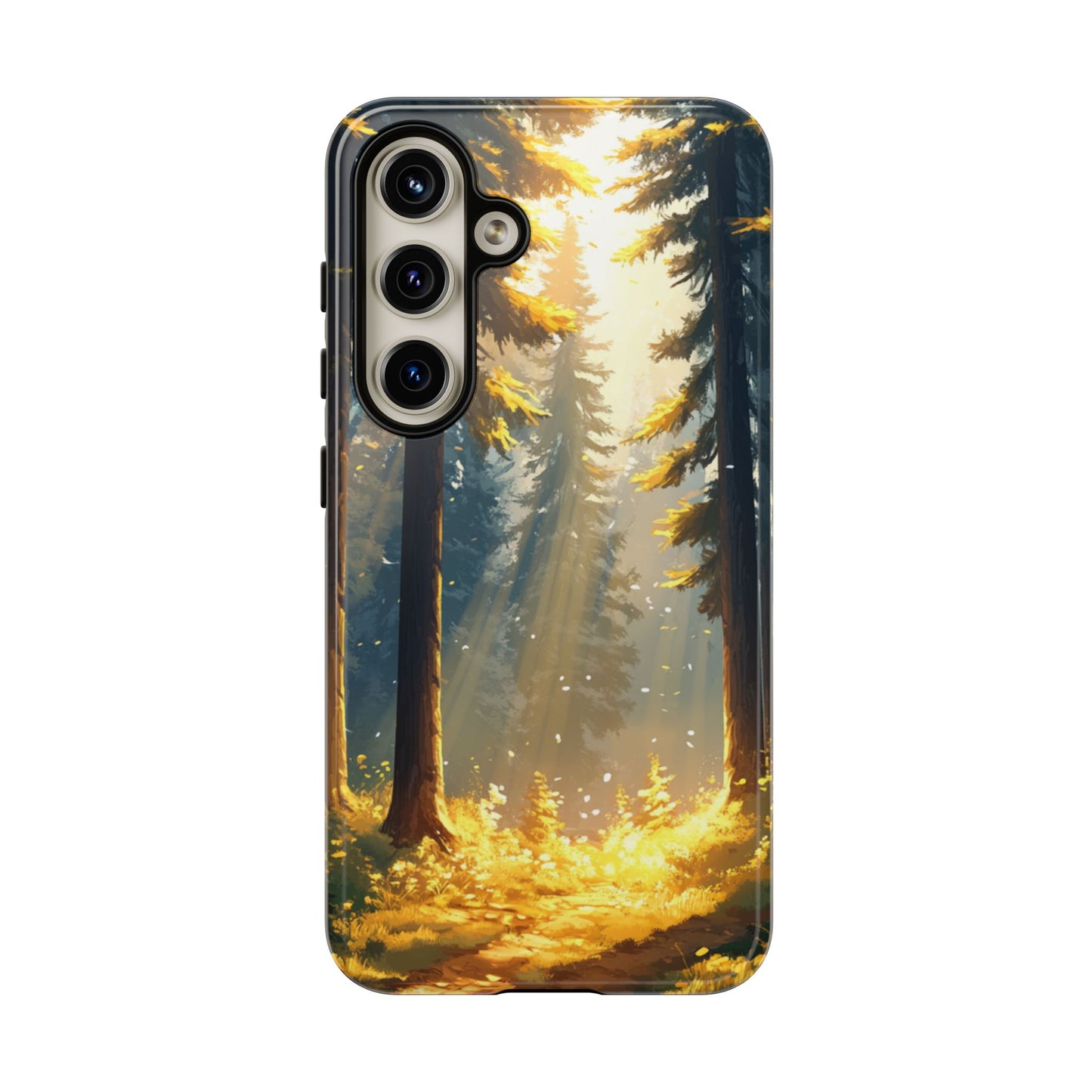 Golden Forest Path – Tough Samsung Galaxy Case