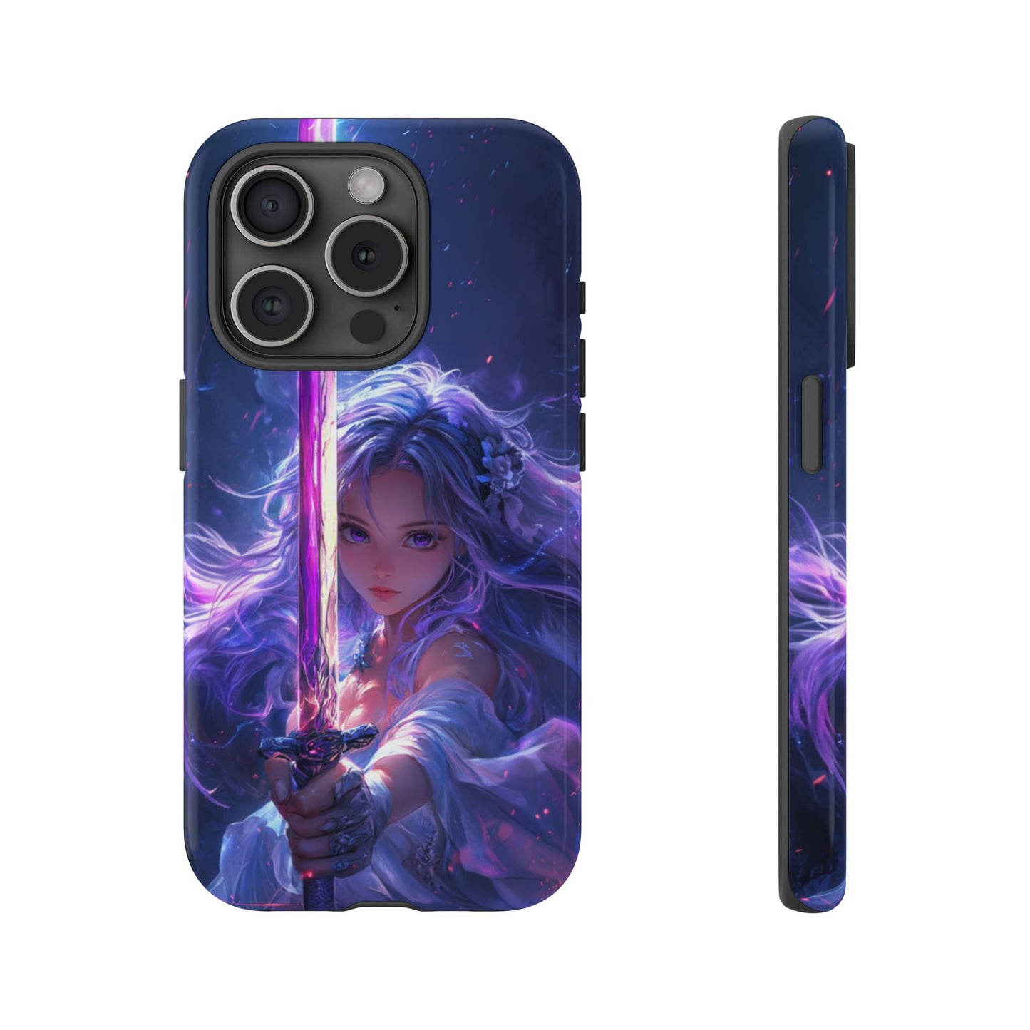 Violet Blade Warrior – Tough iPhone Case