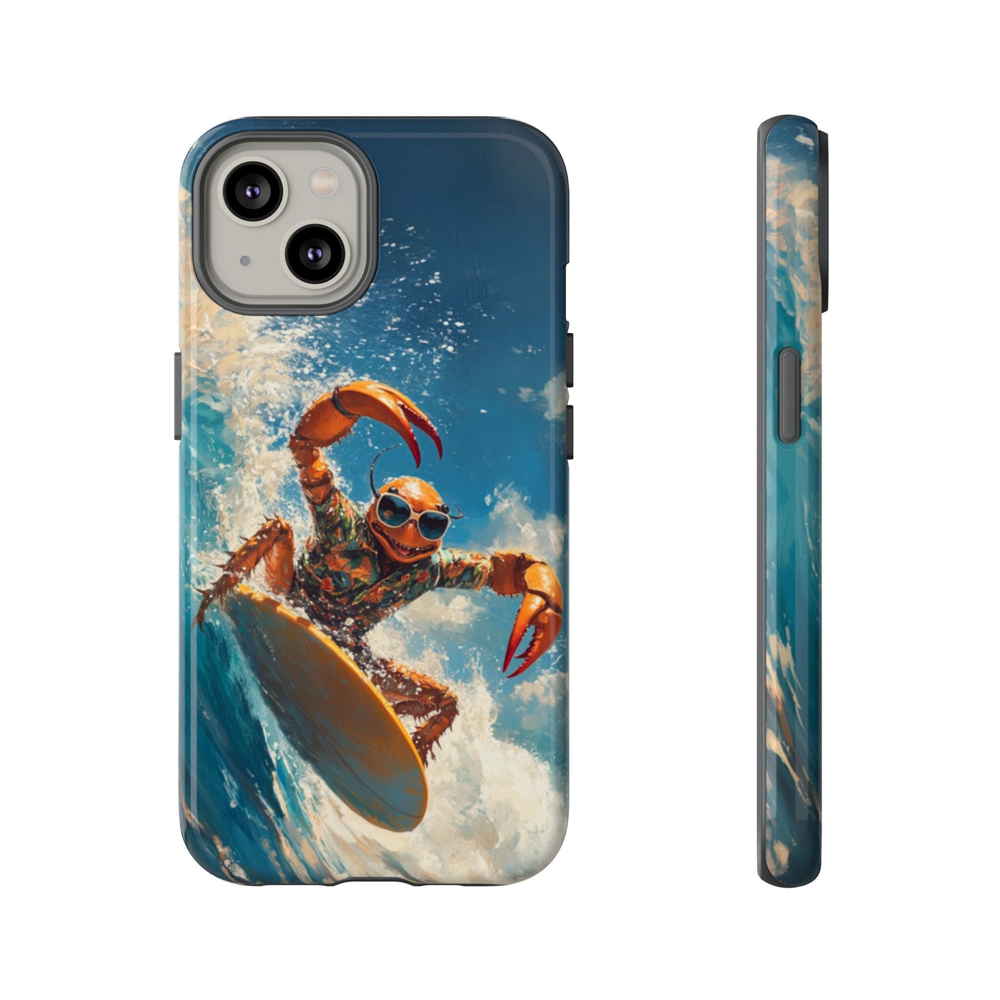 Surfing Crab - Tough iPhone Case