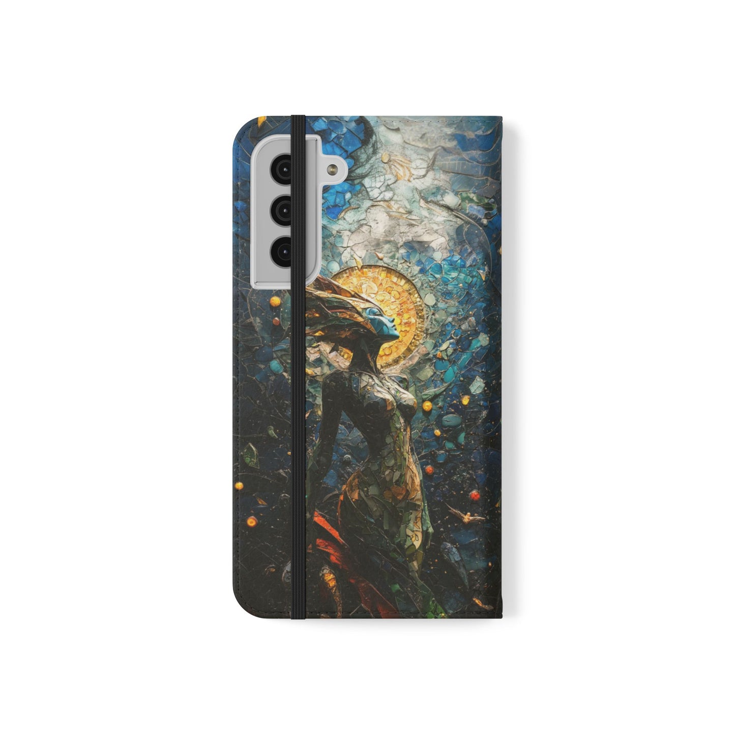 Stained Glass Goddess - Wallet Flip Case