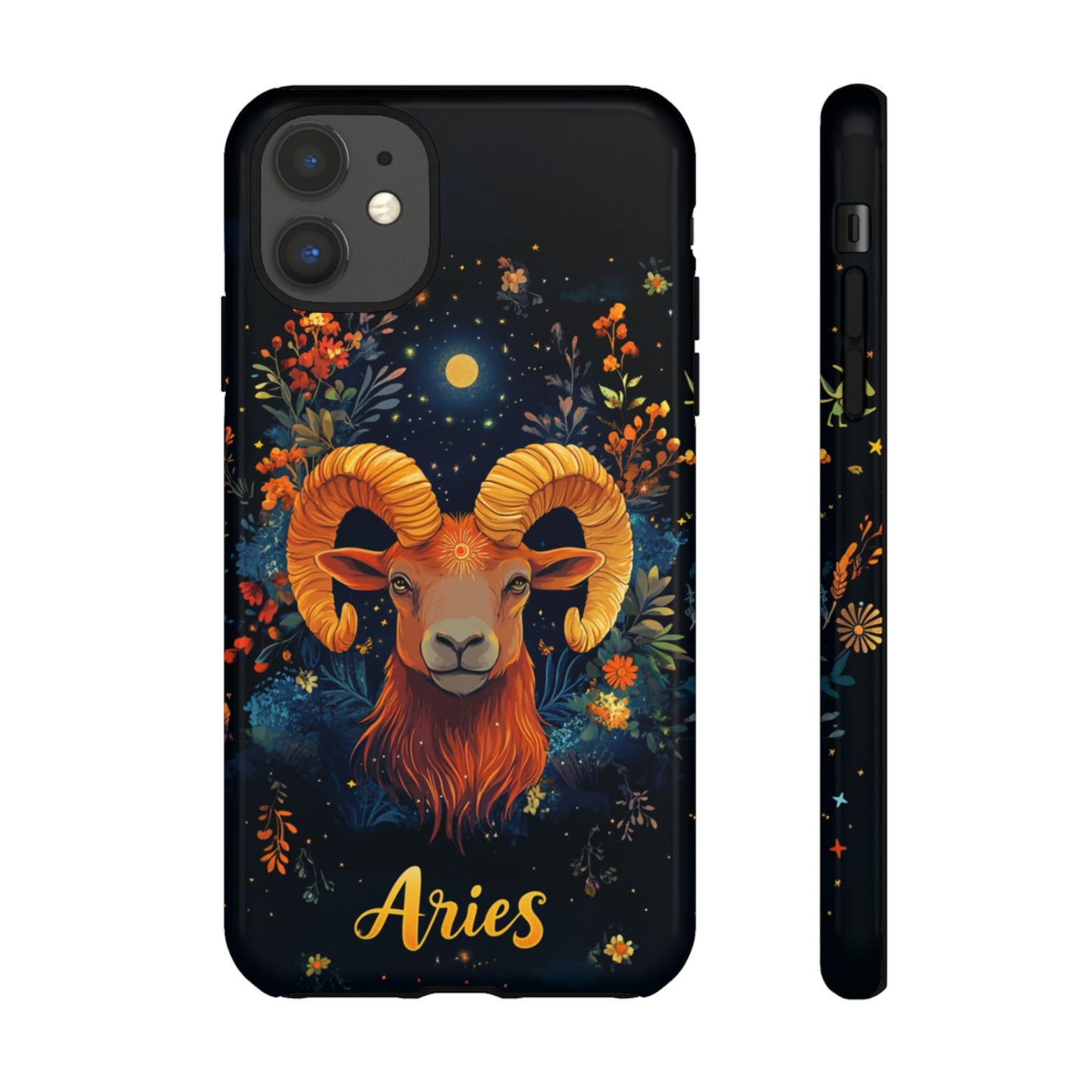 Aries Celestial Bloom Phone Case – iPhone, Google Pixel, Samsung Galaxy