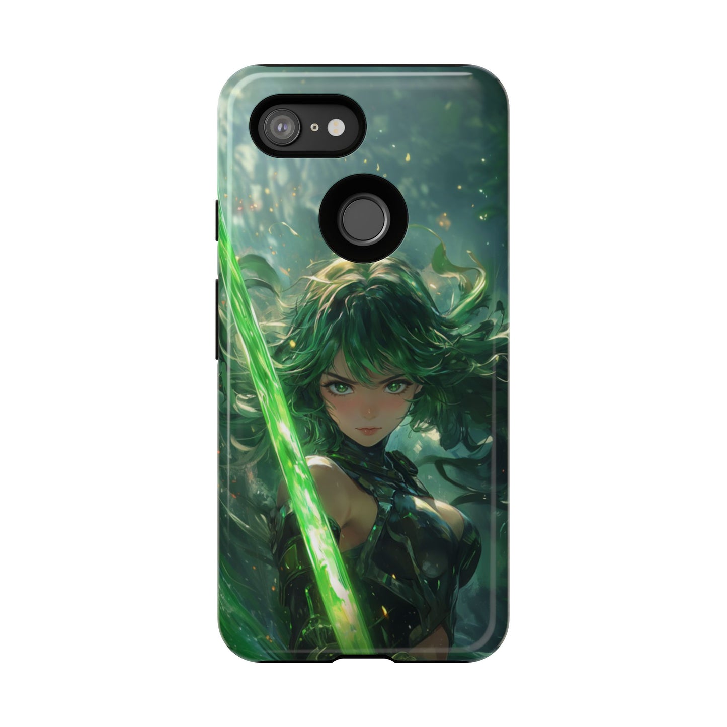 Emerald Blade Warrior – Tough Google Pixel Case
