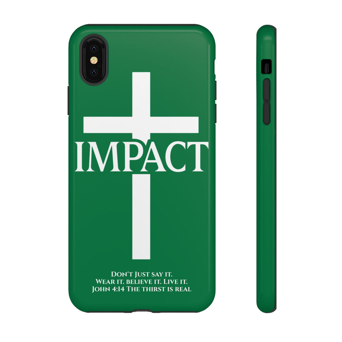 Impact Green - Tough iPhone Case