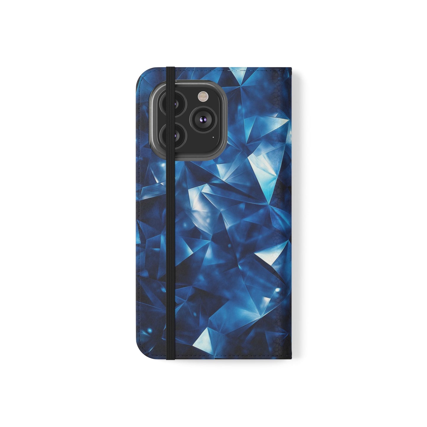 Sapphire Crystal Shards - Wallet Flip Case