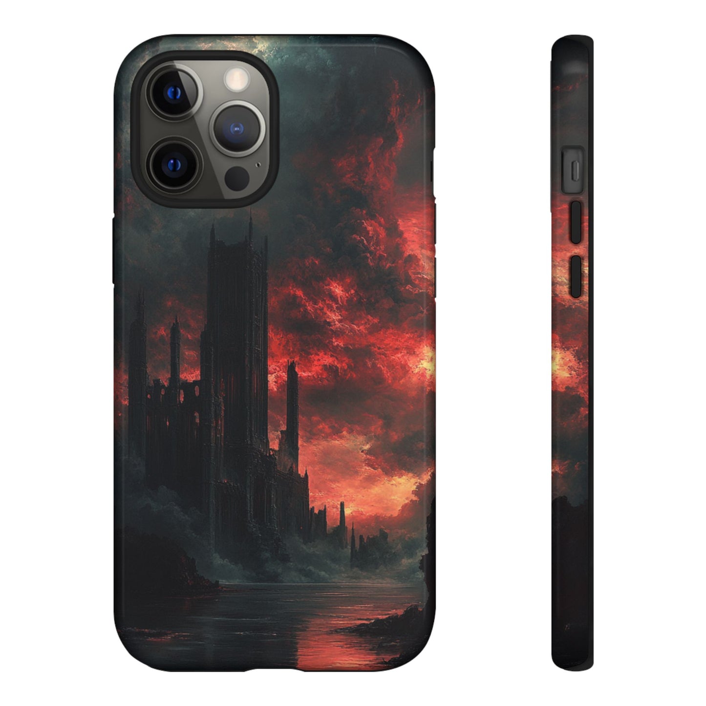Crimson Dread Citadel – Tough iPhone Case