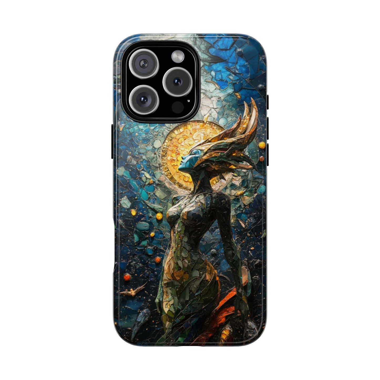 Ethereal Mosaic Goddess Phone Case - iPhone, Google Pixel, Samsung Galaxy