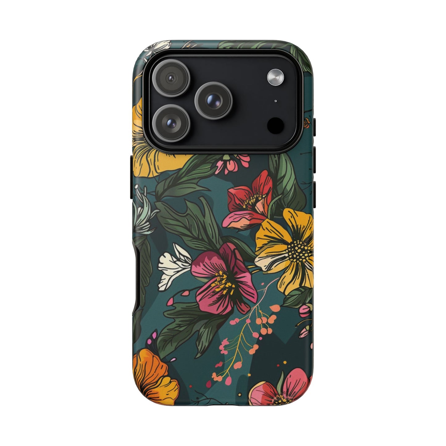 Vintage Floral Bloom – Tough iPhone Case
