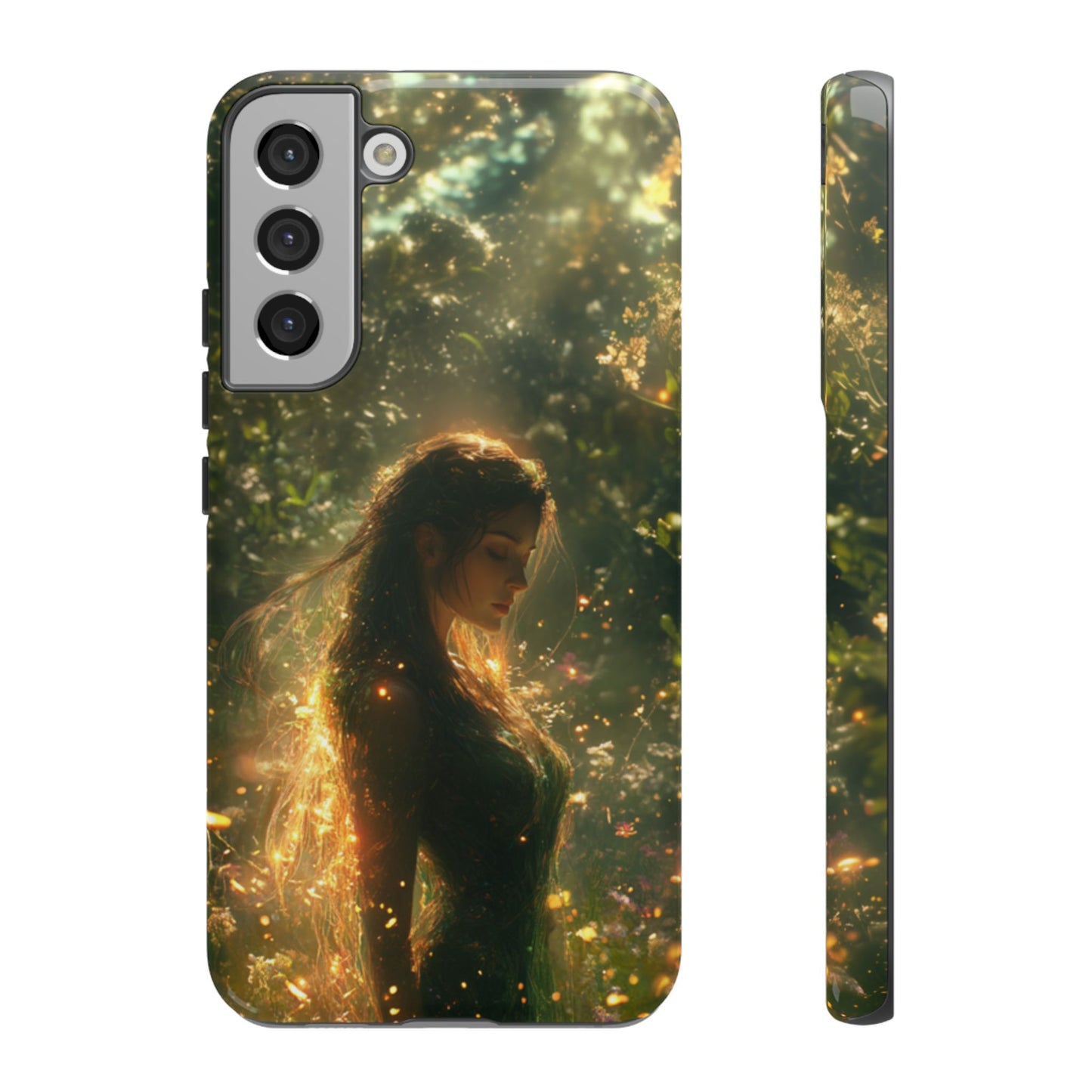 Forest Goddess Golden Light Meadow - Tough Samsung Galaxy Case