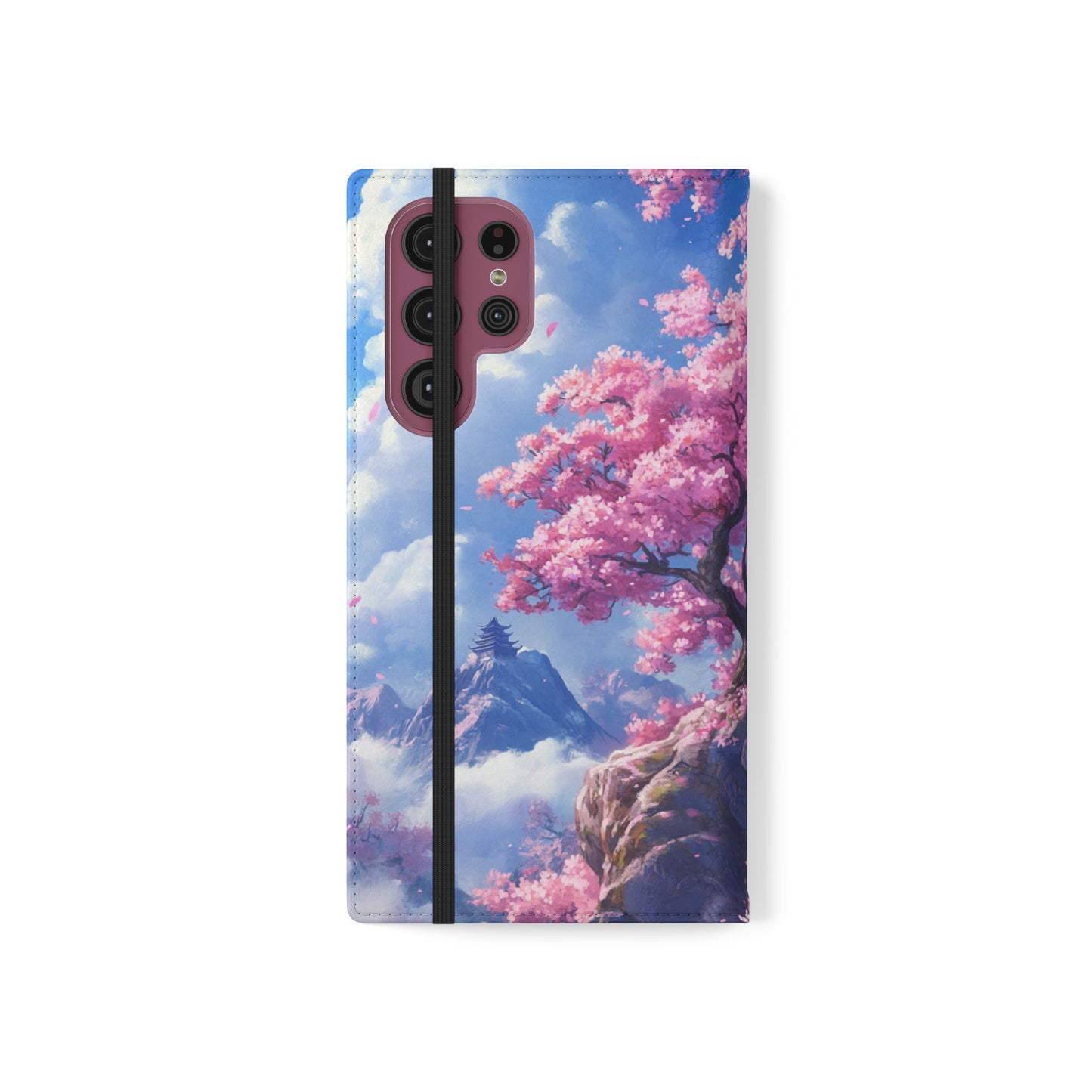 Sakura Sky Temple - Wallet Flip Case