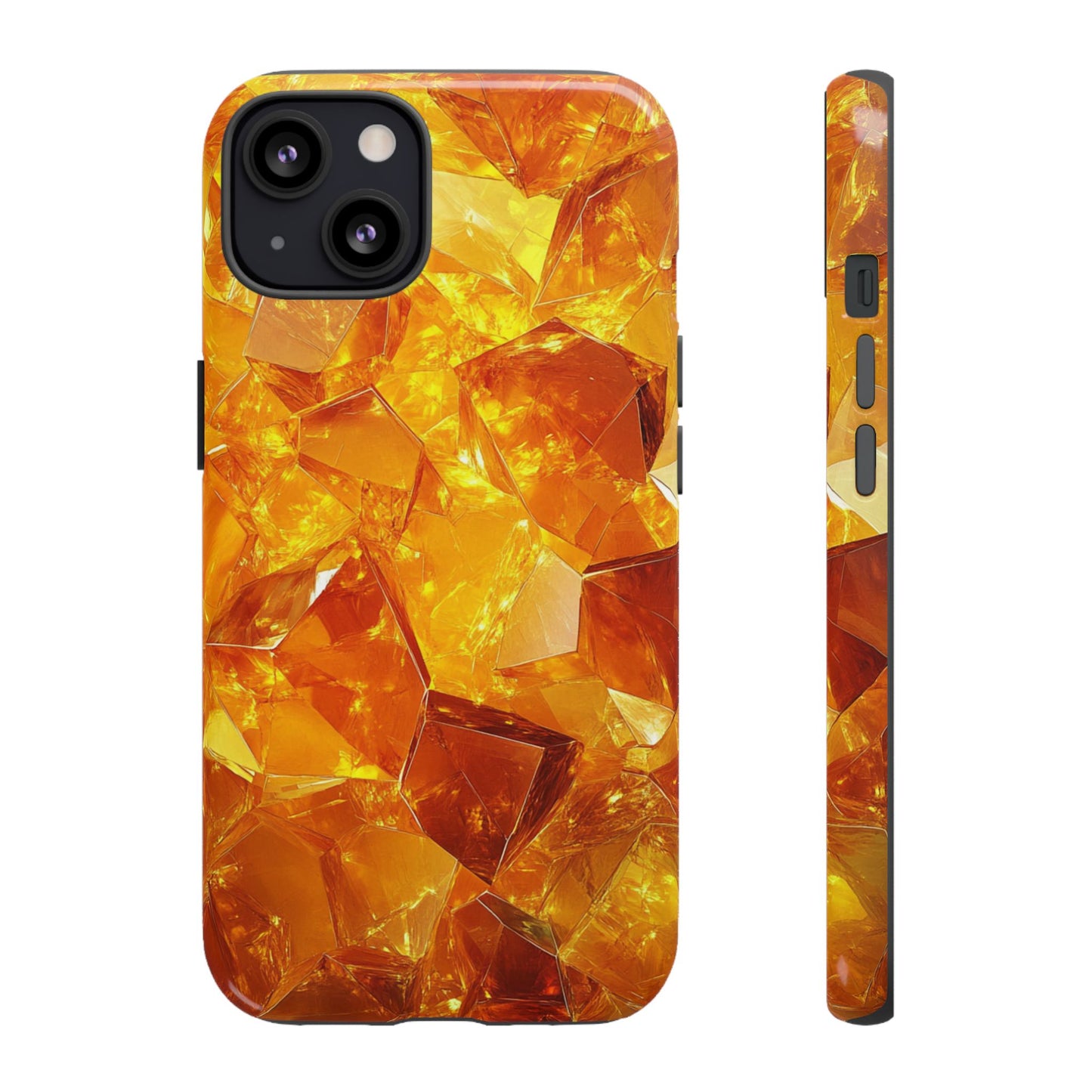 Amber Crystal Shards – Tough iPhone Case