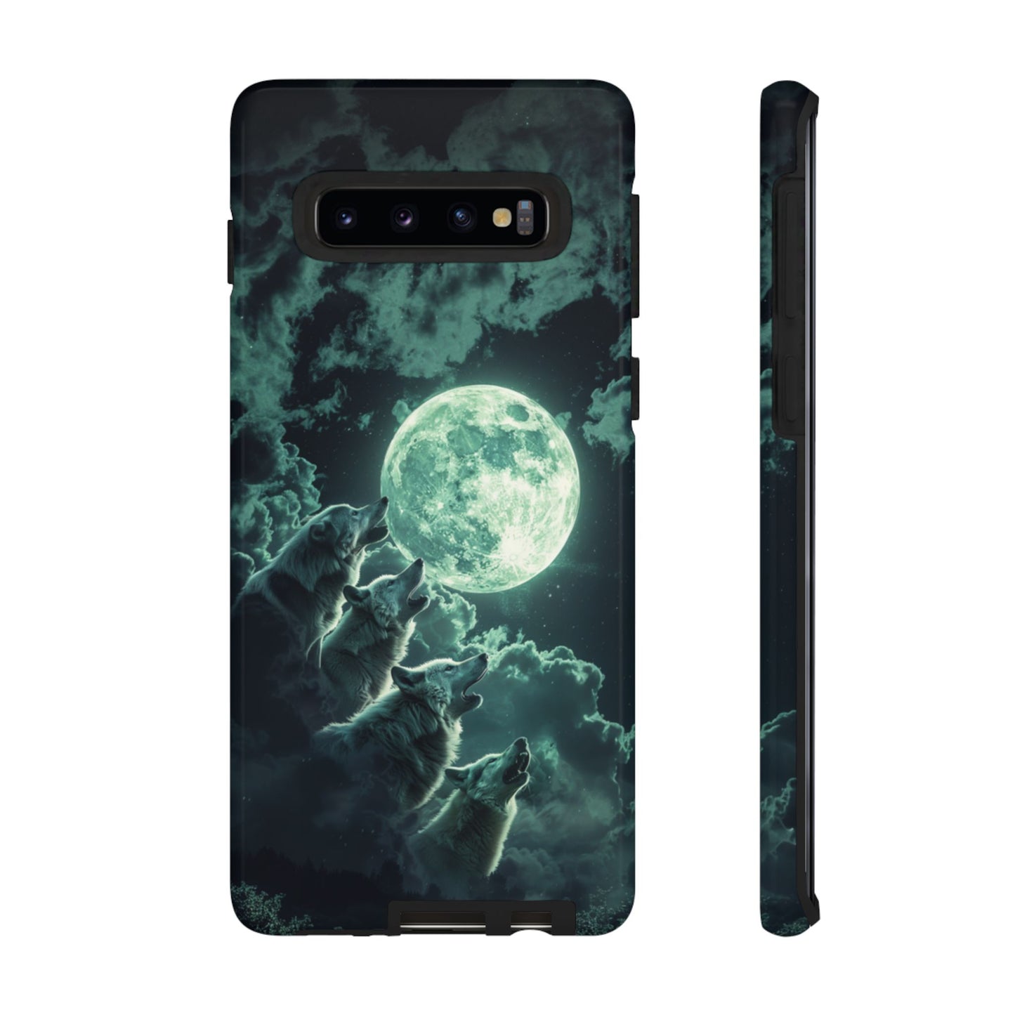 Moonlit Wolf Chorus - Tough Samsung Galaxy Case