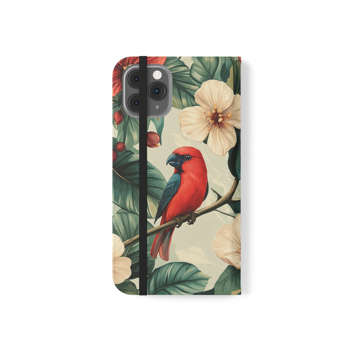 Scarlet Songbird - Wallet Flip Case