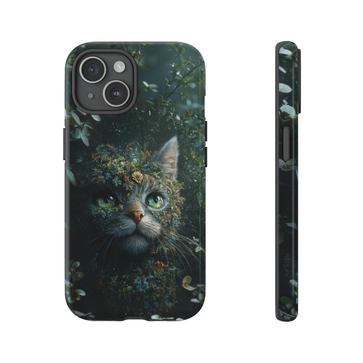 Forest Fantasy Cat Phone Case – iPhone, Google Pixel, Samsung Galaxy