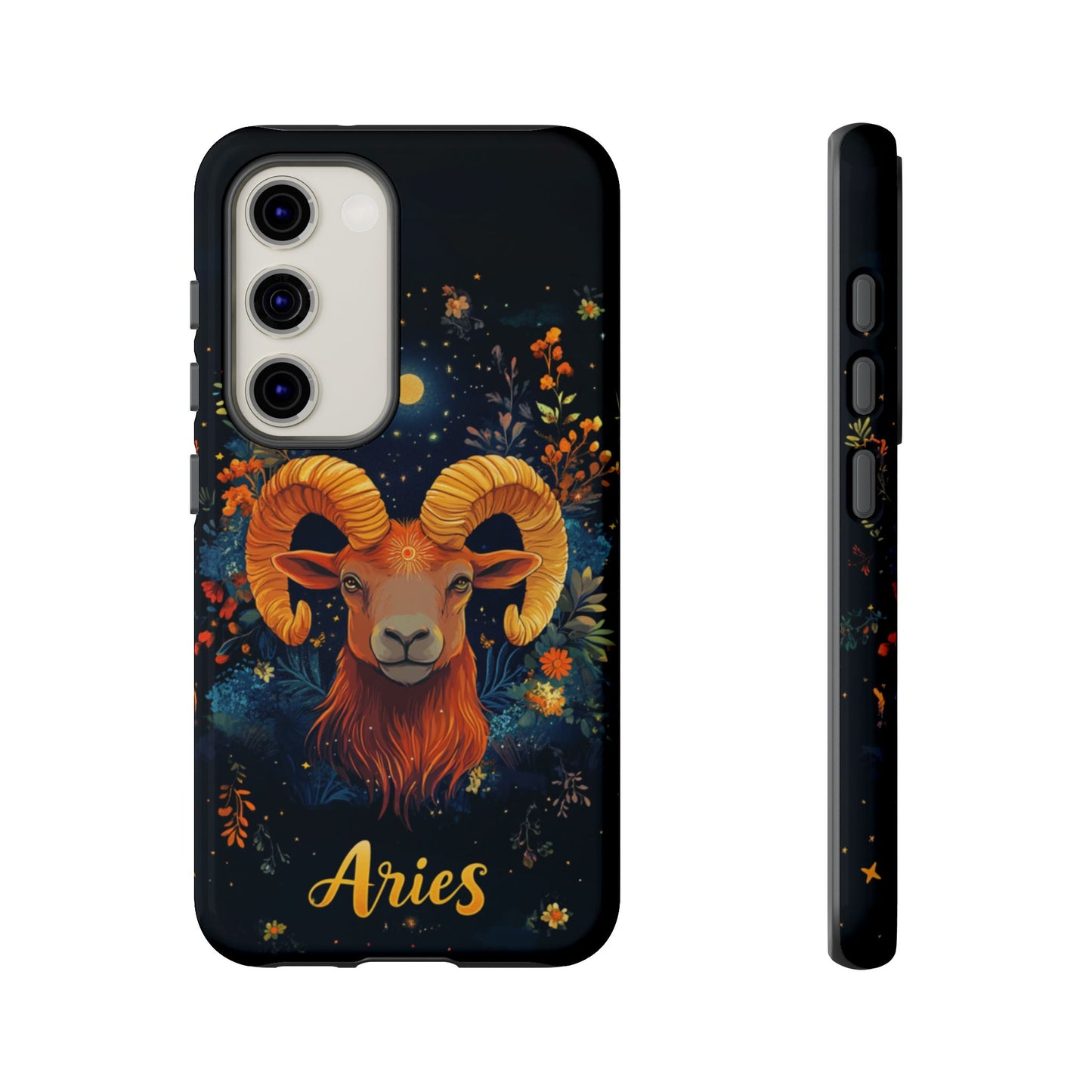 Aries Celestial Bloom Phone Case – iPhone, Google Pixel, Samsung Galaxy