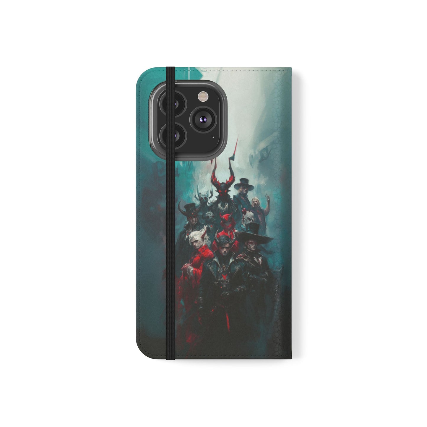 Dark Fantasy Demon Hunters - Wallet Flip Case