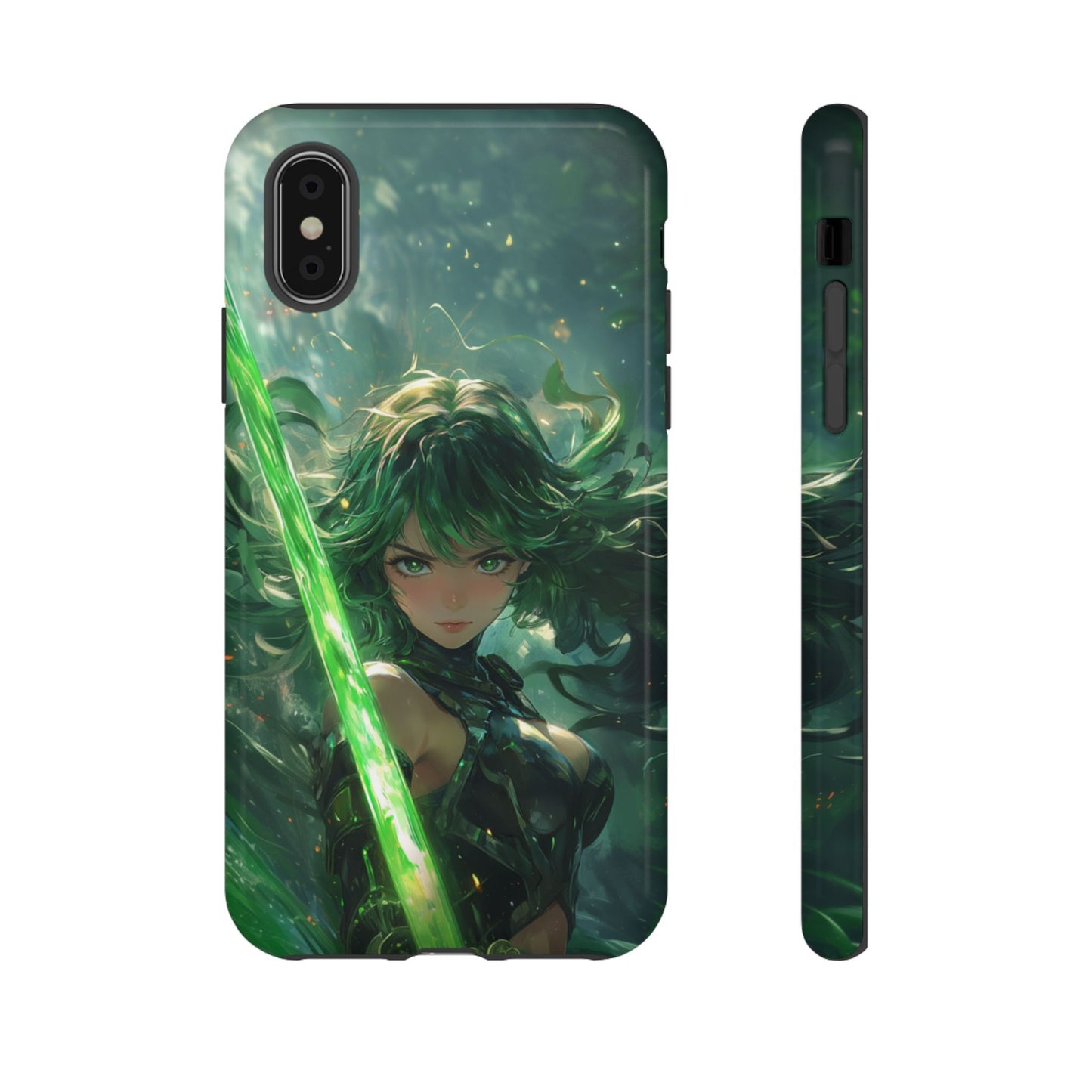 Emerald Blade Warrior – Tough iPhone Case