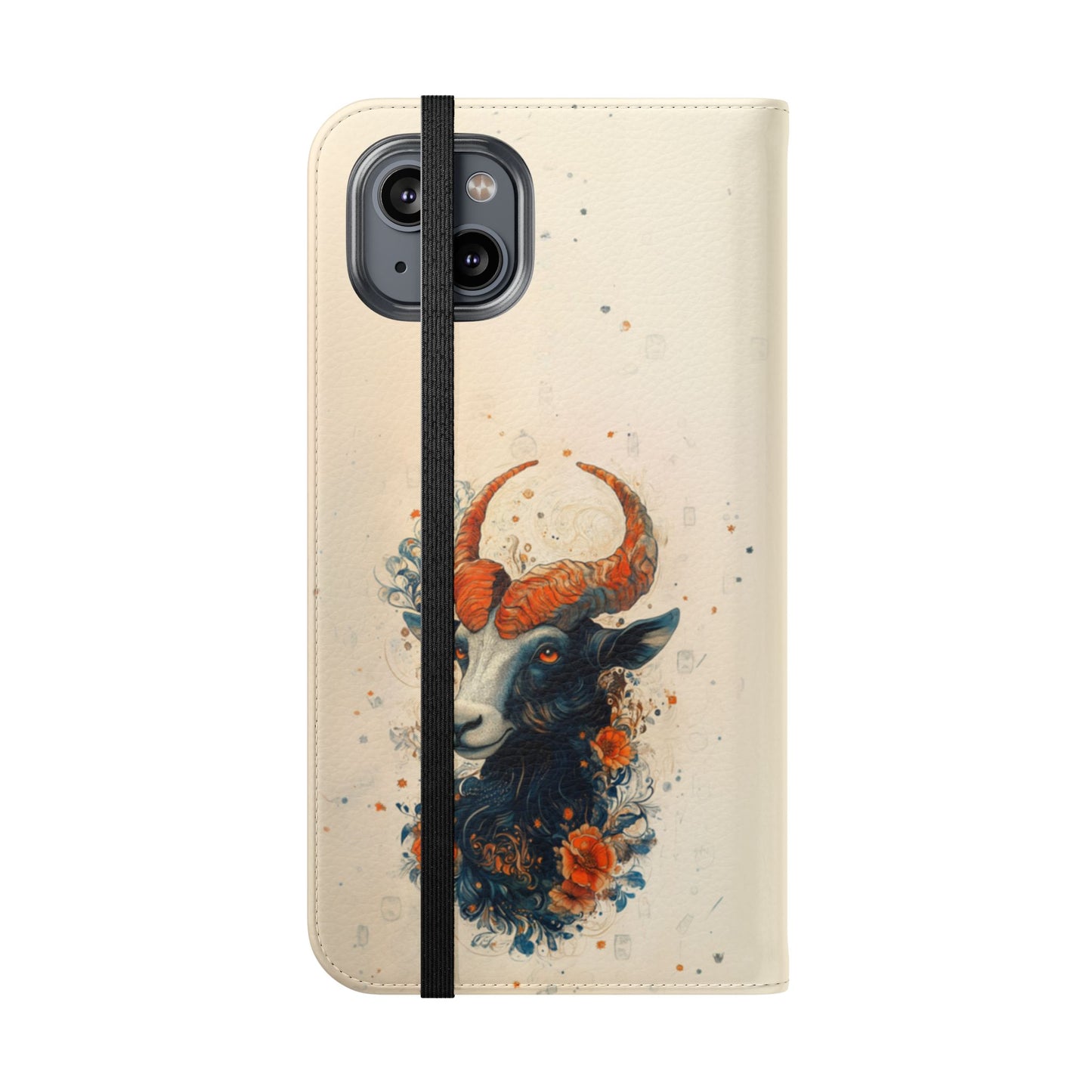 Capricorn Celestial Goat - Wallet Flip Case