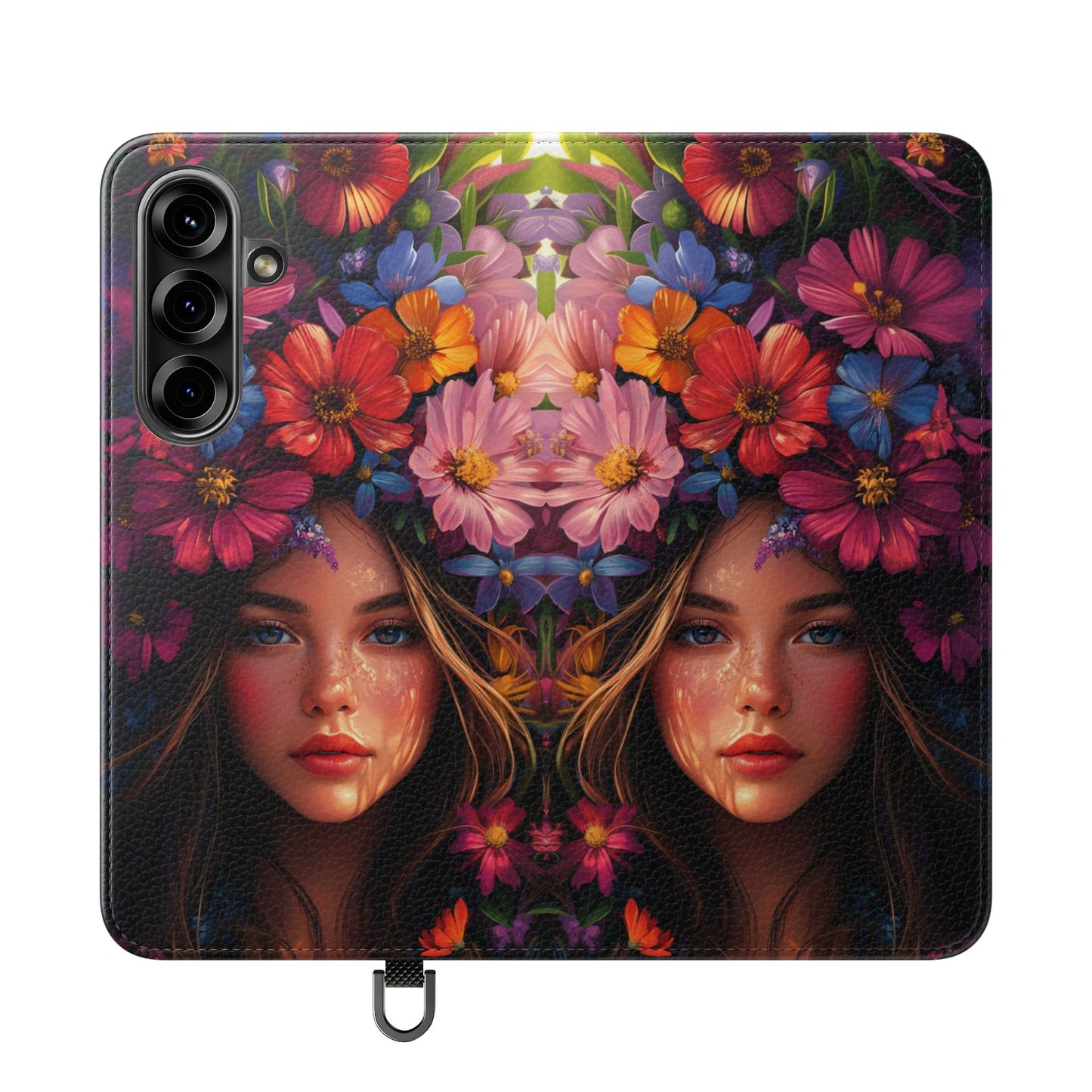 Floral Crown Muse - Wallet Flip Case