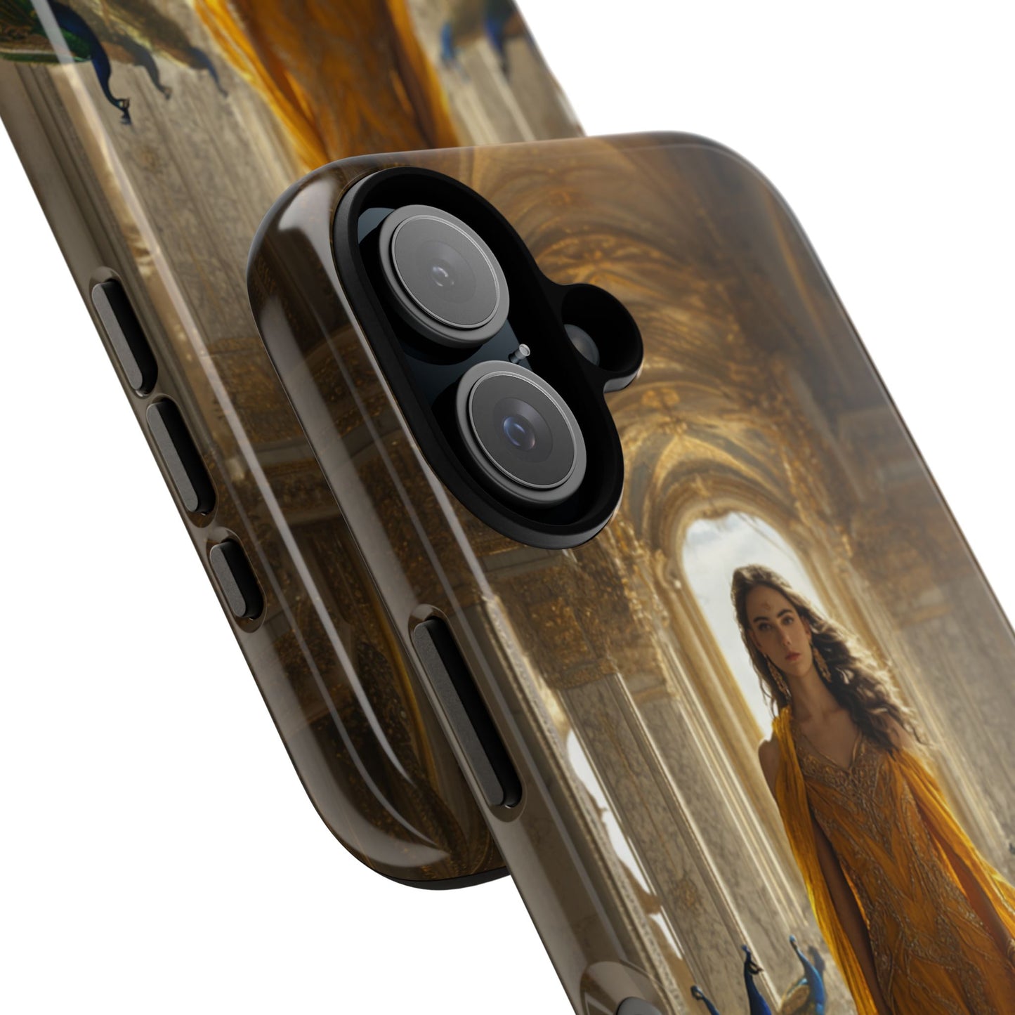 Hera Golden Palace Peacock Goddess - Tough iPhone Case
