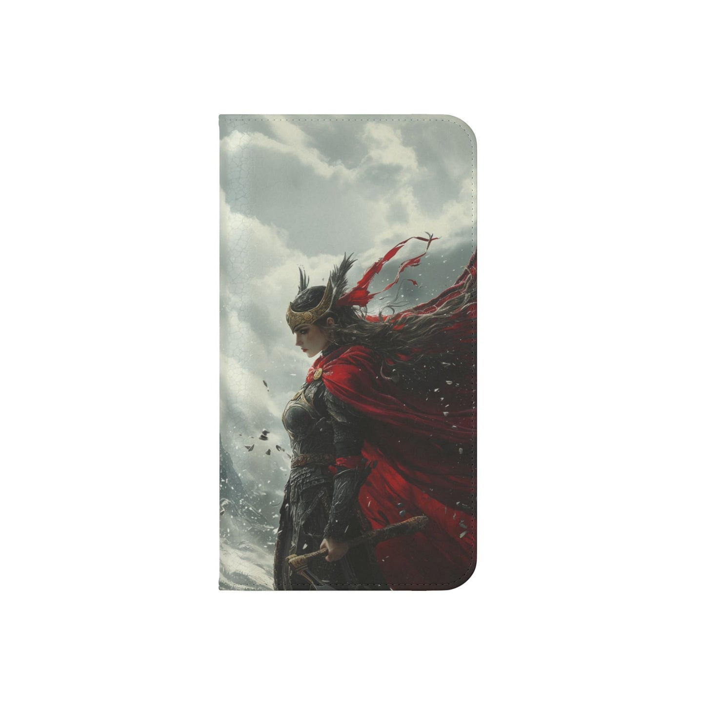 Freya Crimson Valkyrie - Wallet Flip Case