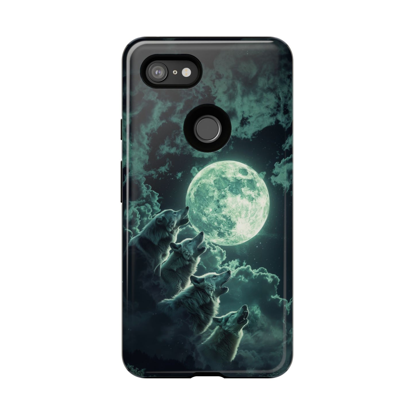 Moonlit Wolf Chorus - Tough Google Pixel Case