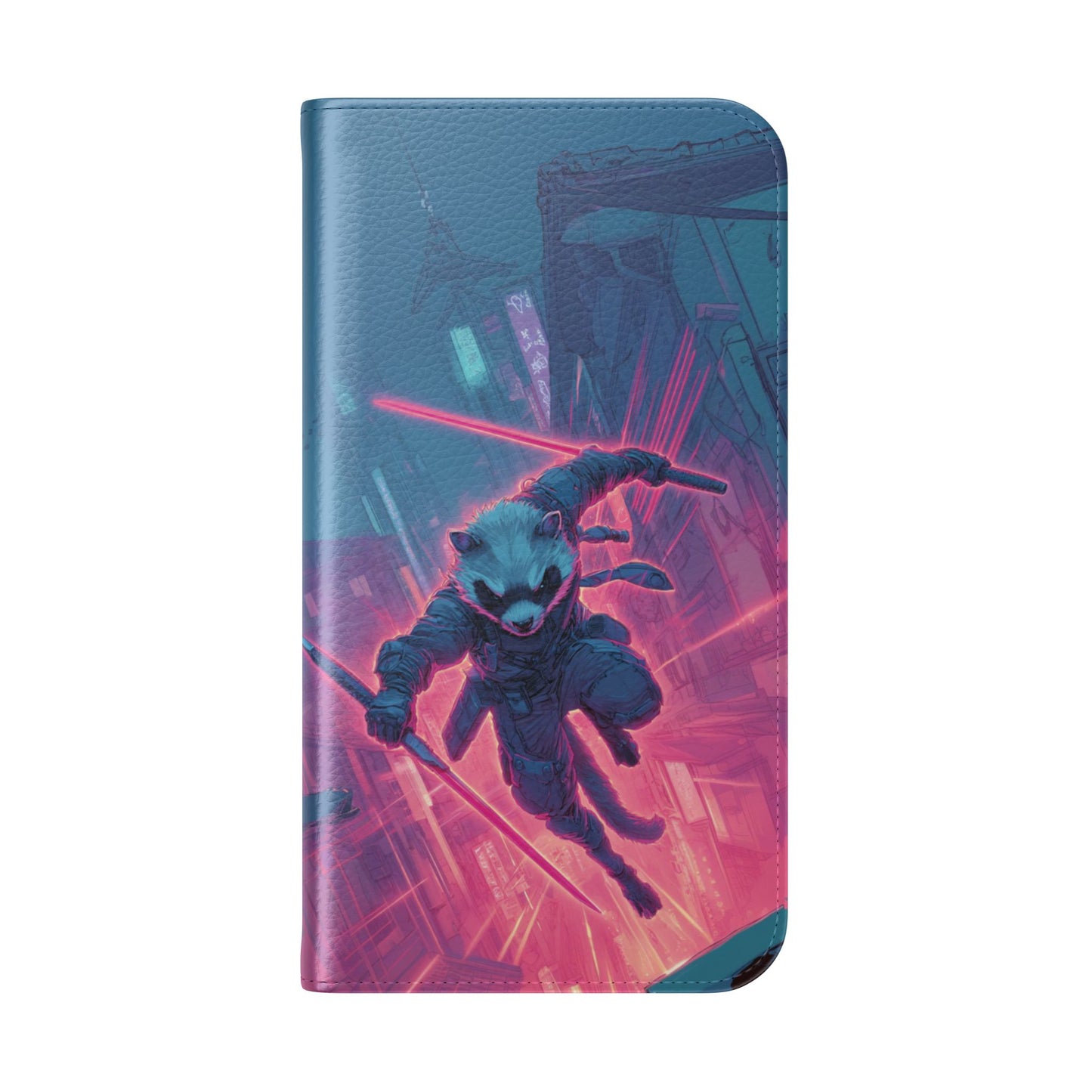 Cyberpunk Ferret - Wallet Flip Case