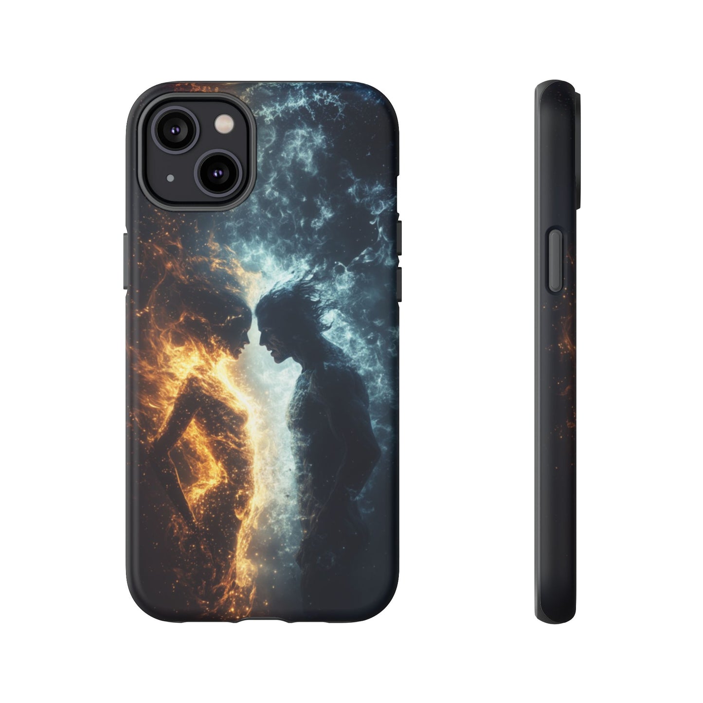 Fire & Frost Lovers - Tough iPhone Case