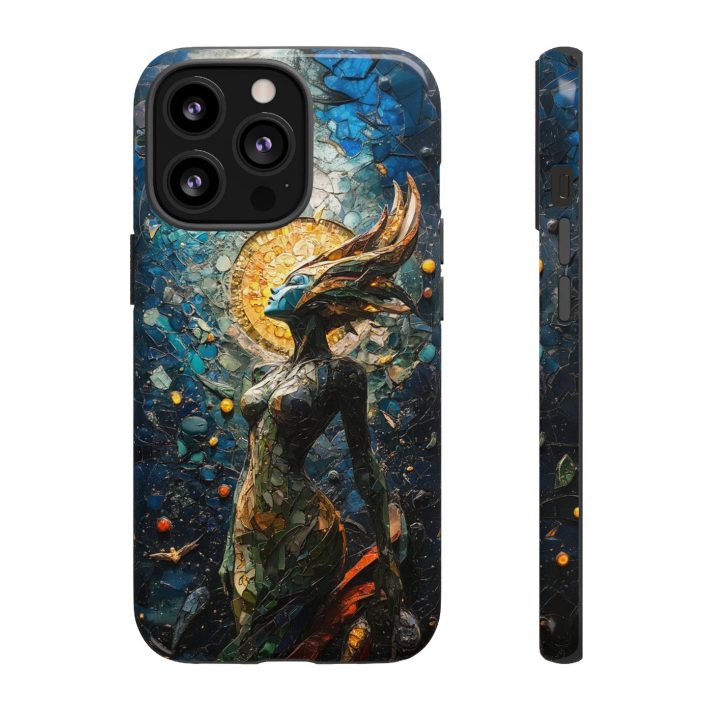 Ethereal Mosaic Goddess Phone Case - iPhone, Google Pixel, Samsung Galaxy