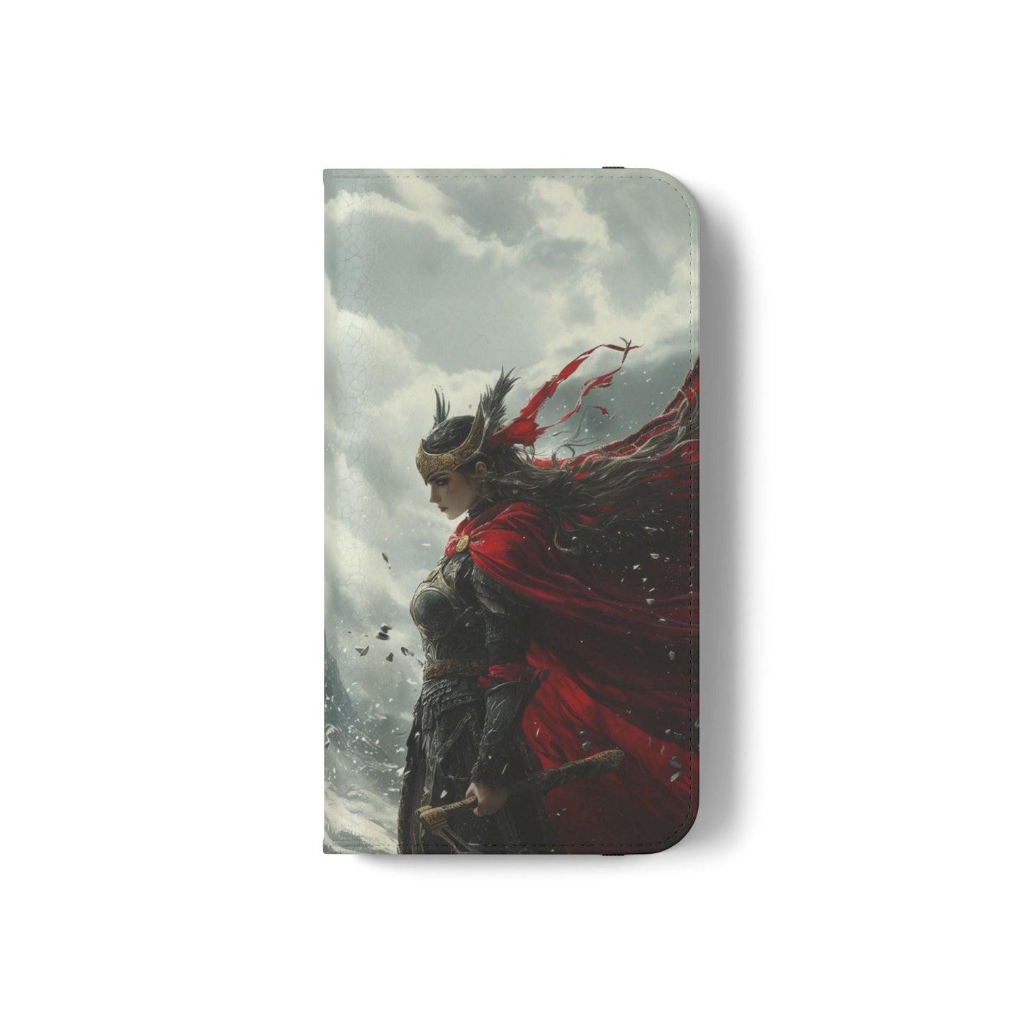 Freya Crimson Valkyrie - Wallet Flip Case