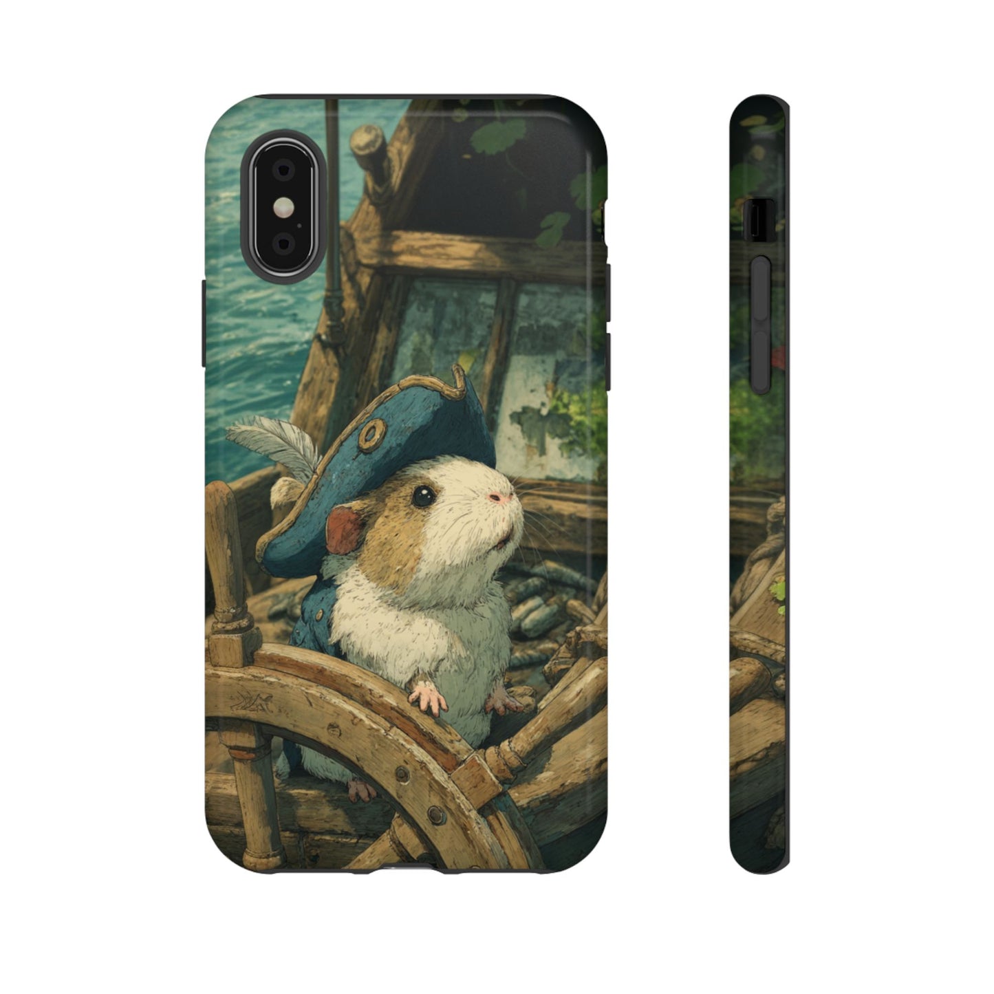 Pirate Captain Guinea Pig - Tough iPhone Case